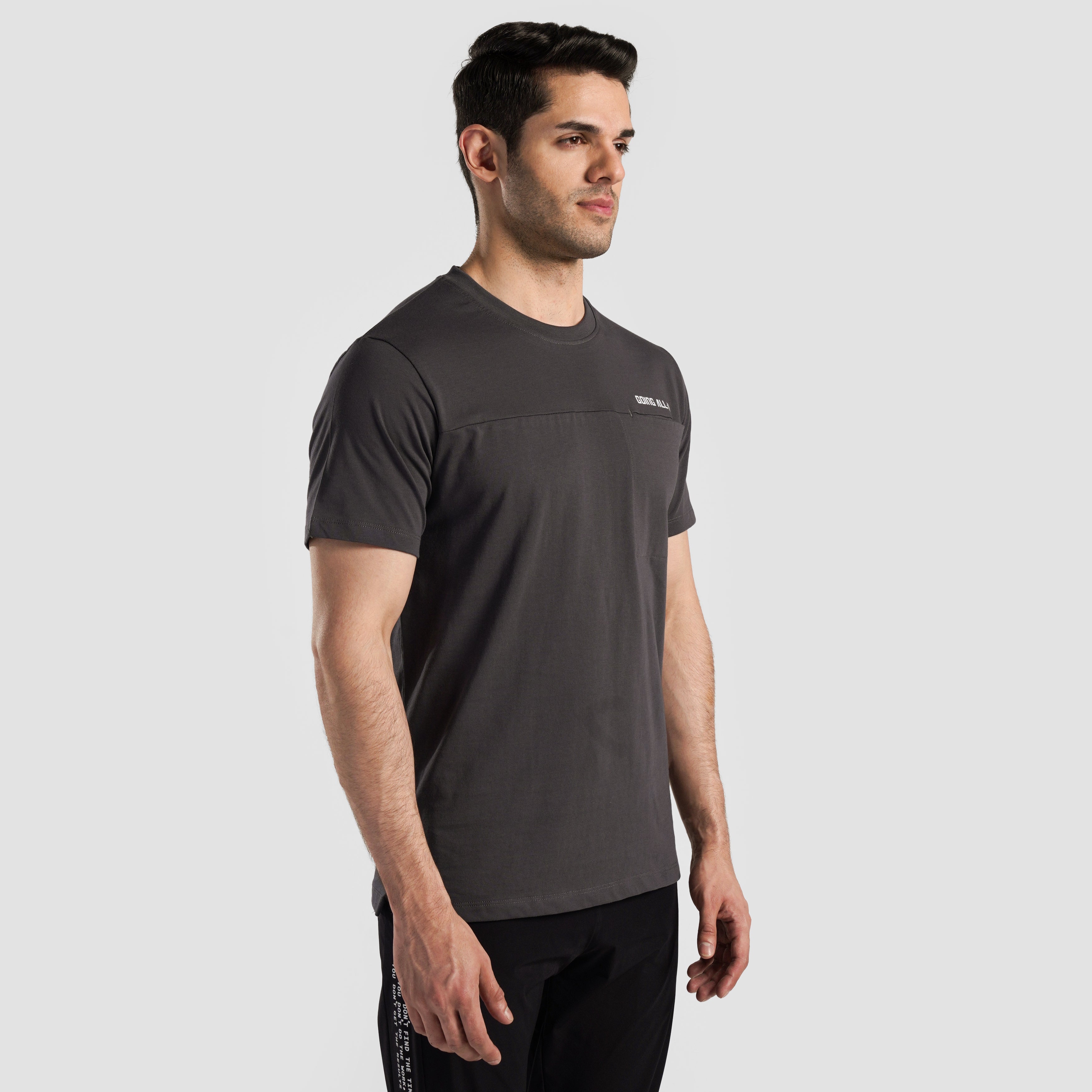 Power Move Tee (Dark Grey)