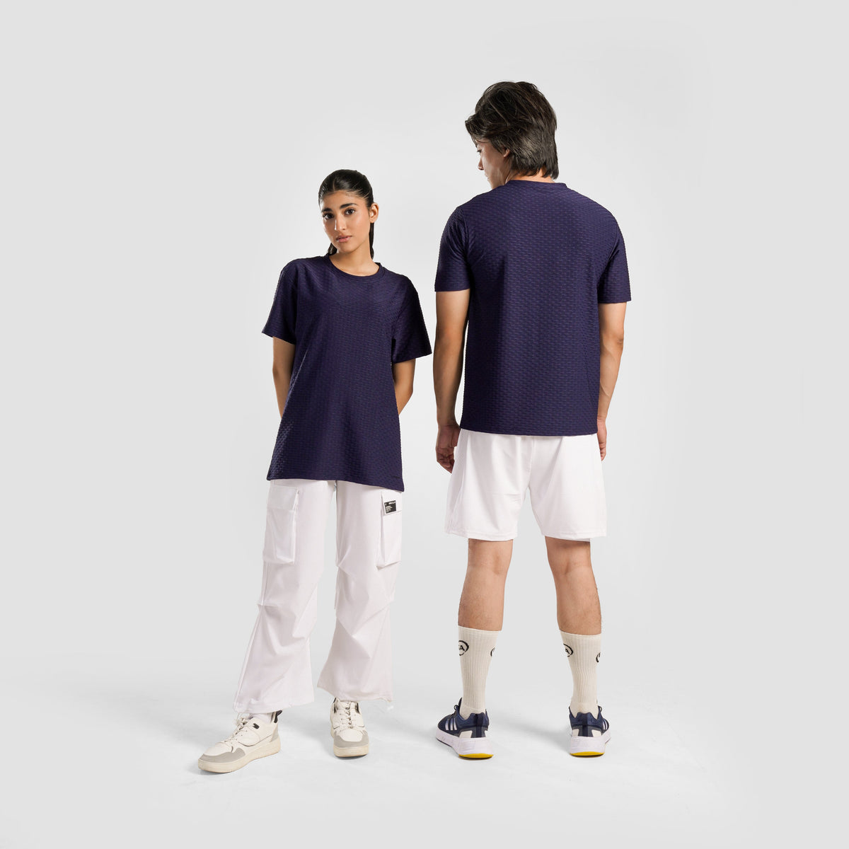 unisex gym t-shirt sportswear breathable workout tee fabric detail Unisex T-Shirt GymArmour Pakistan