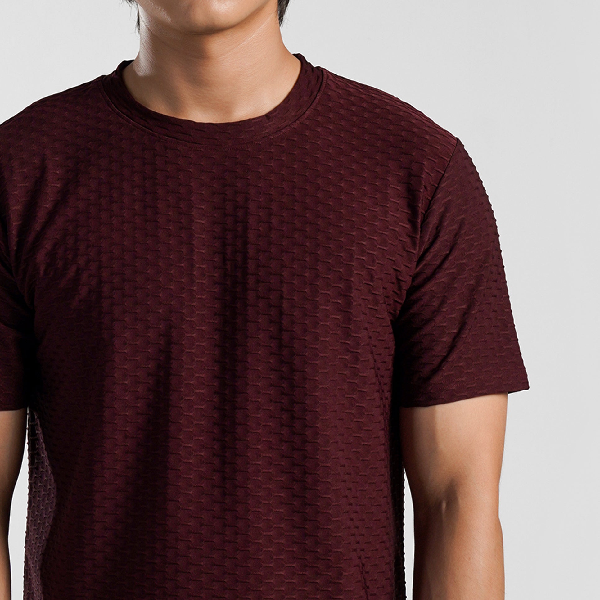 GridLock Tee (Maroon)