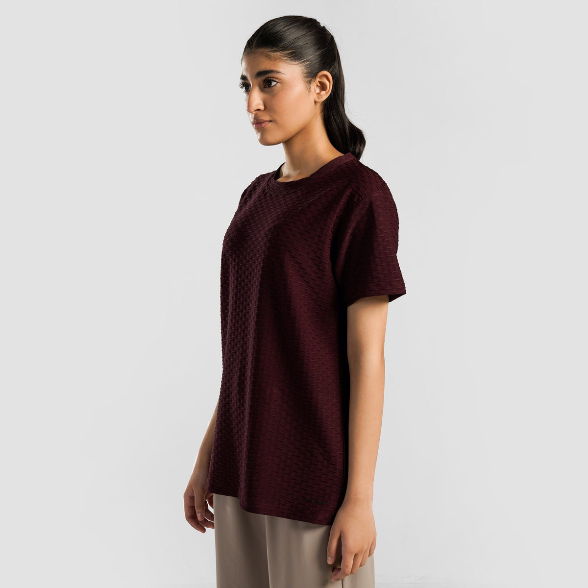 unisex gym t-shirt sportswear breathable workout tee back view Unisex T-Shirt Gym Armour Pakistan