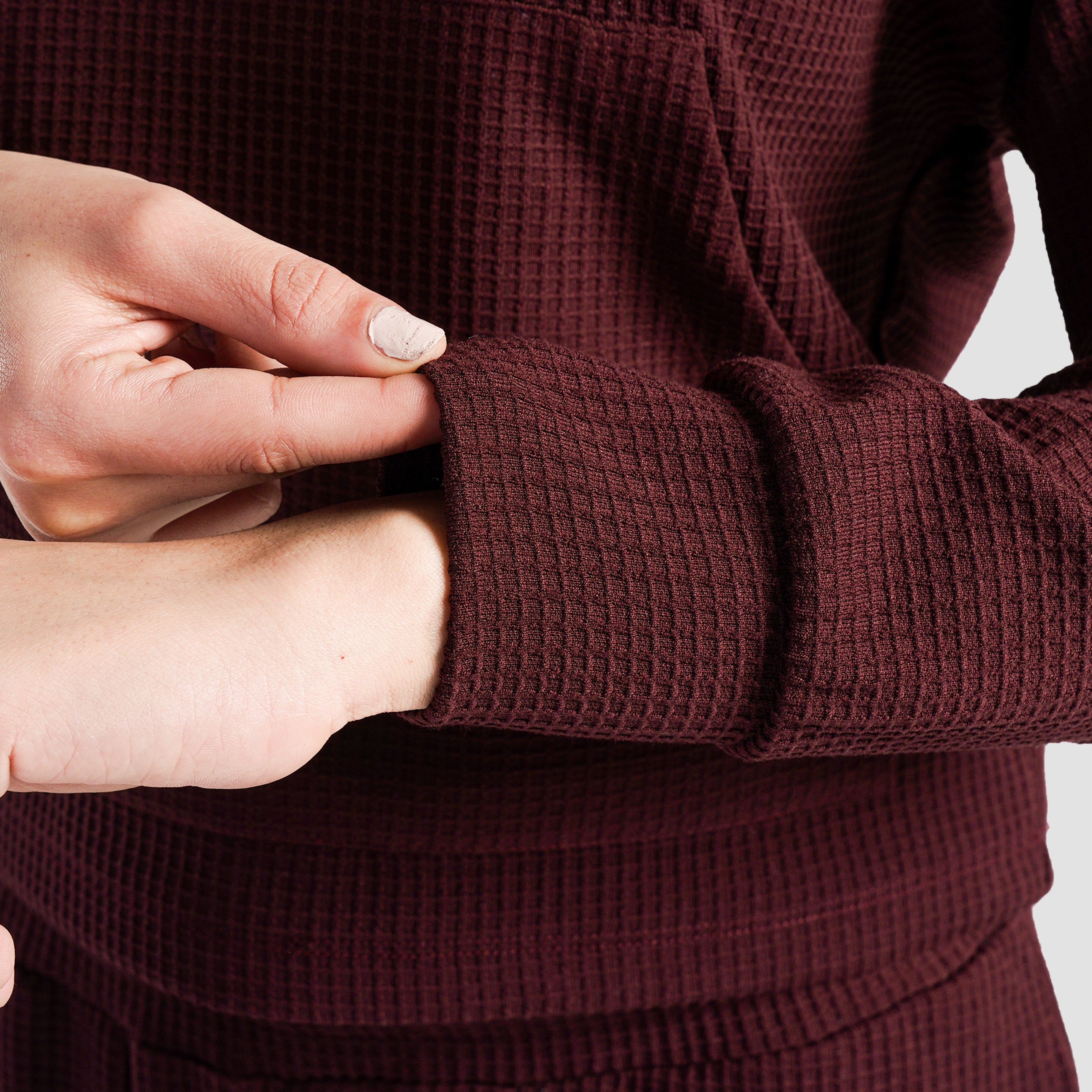 Prime Half Zip Upper (Burgundy)