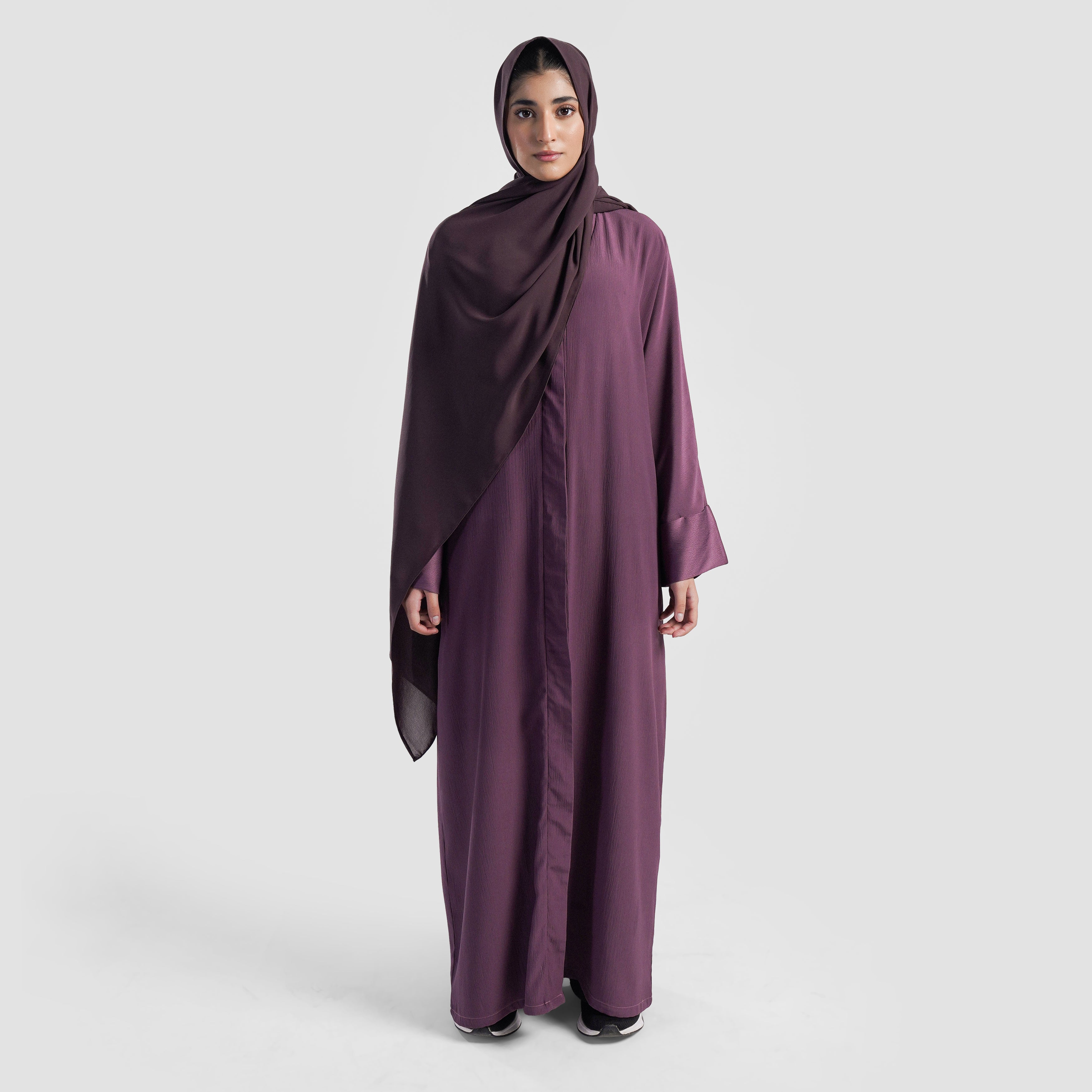 Kimono Abaya (Dusty Lilac)