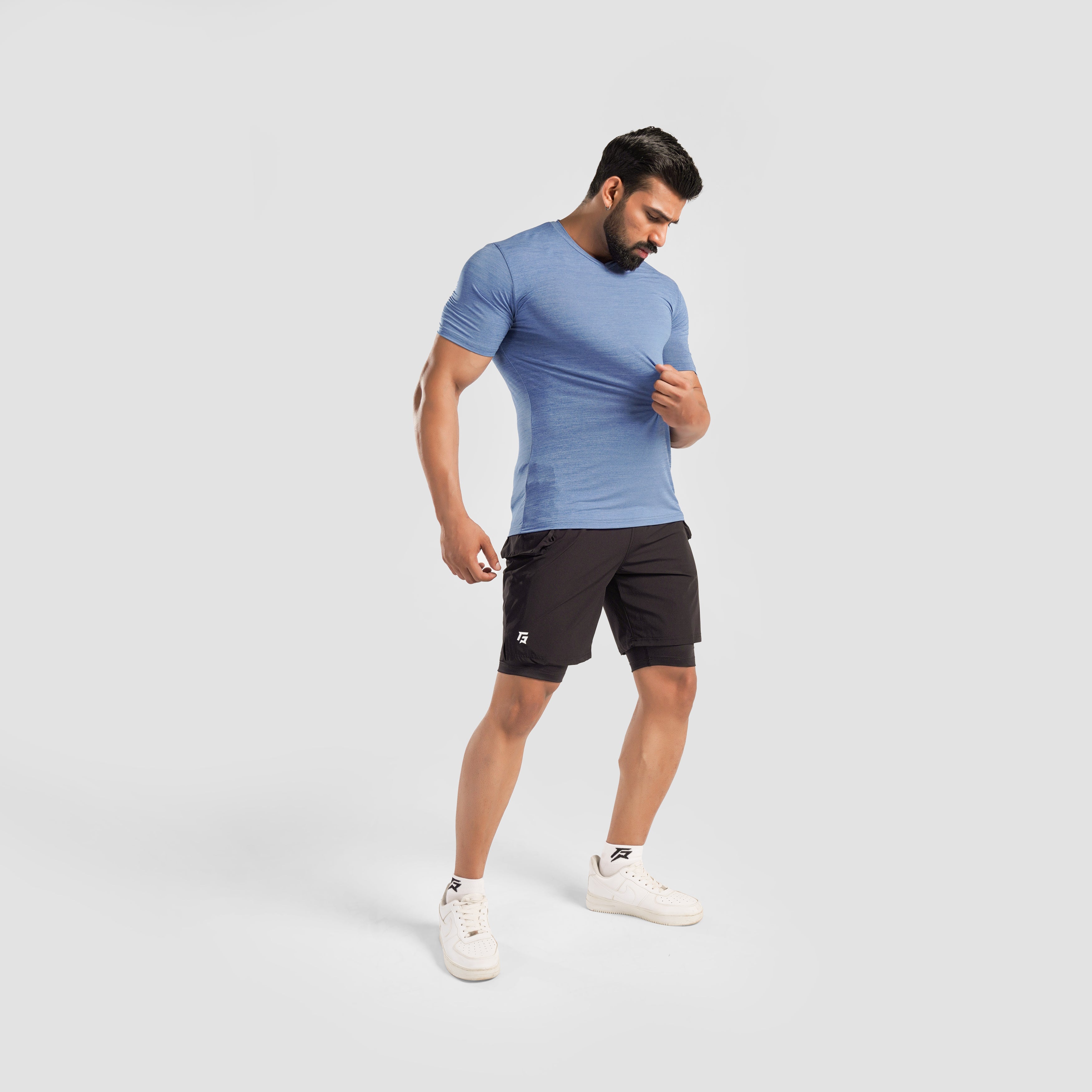 Jersy Vibe Tee (Light Blue)