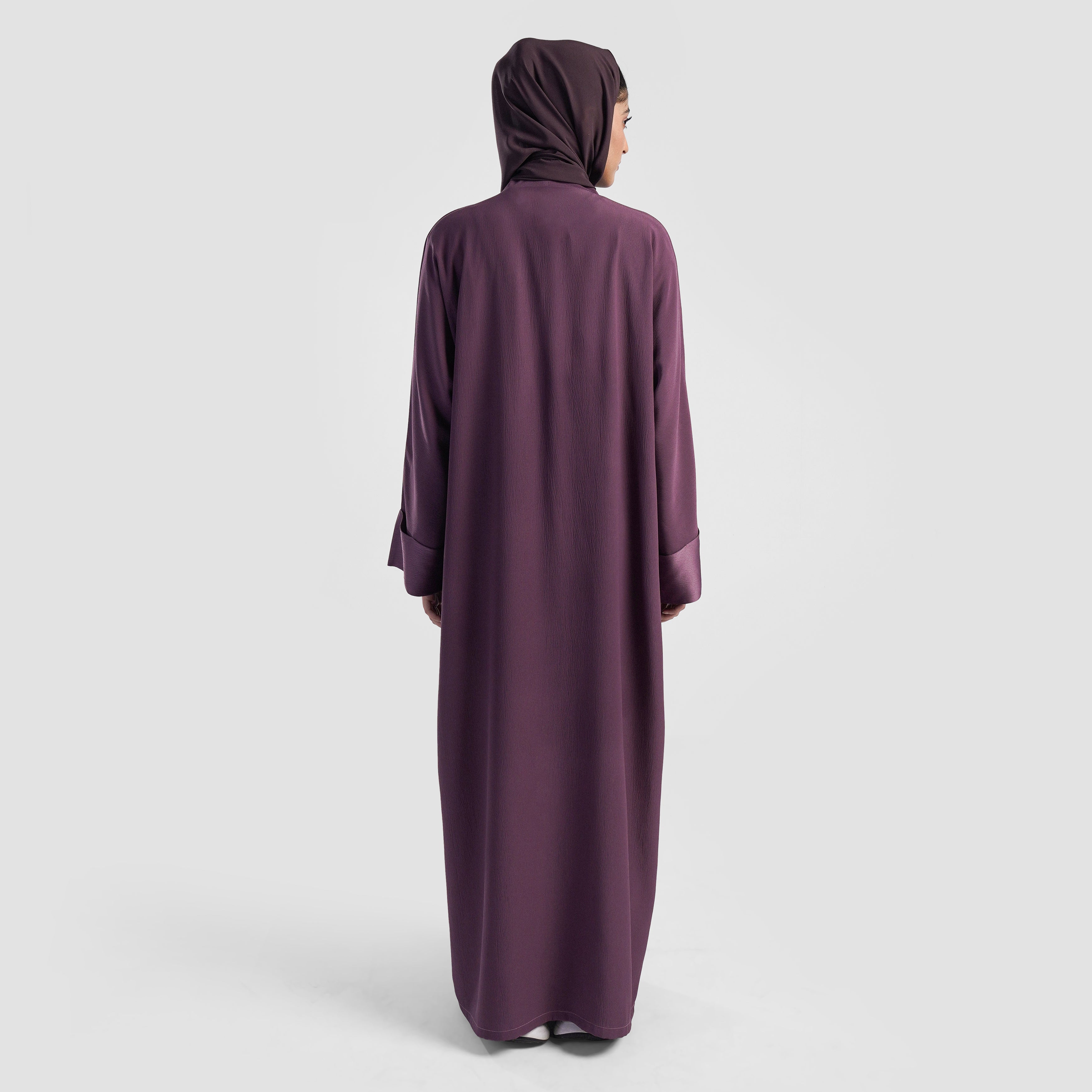 Kimono Abaya (Dusty Lilac)
