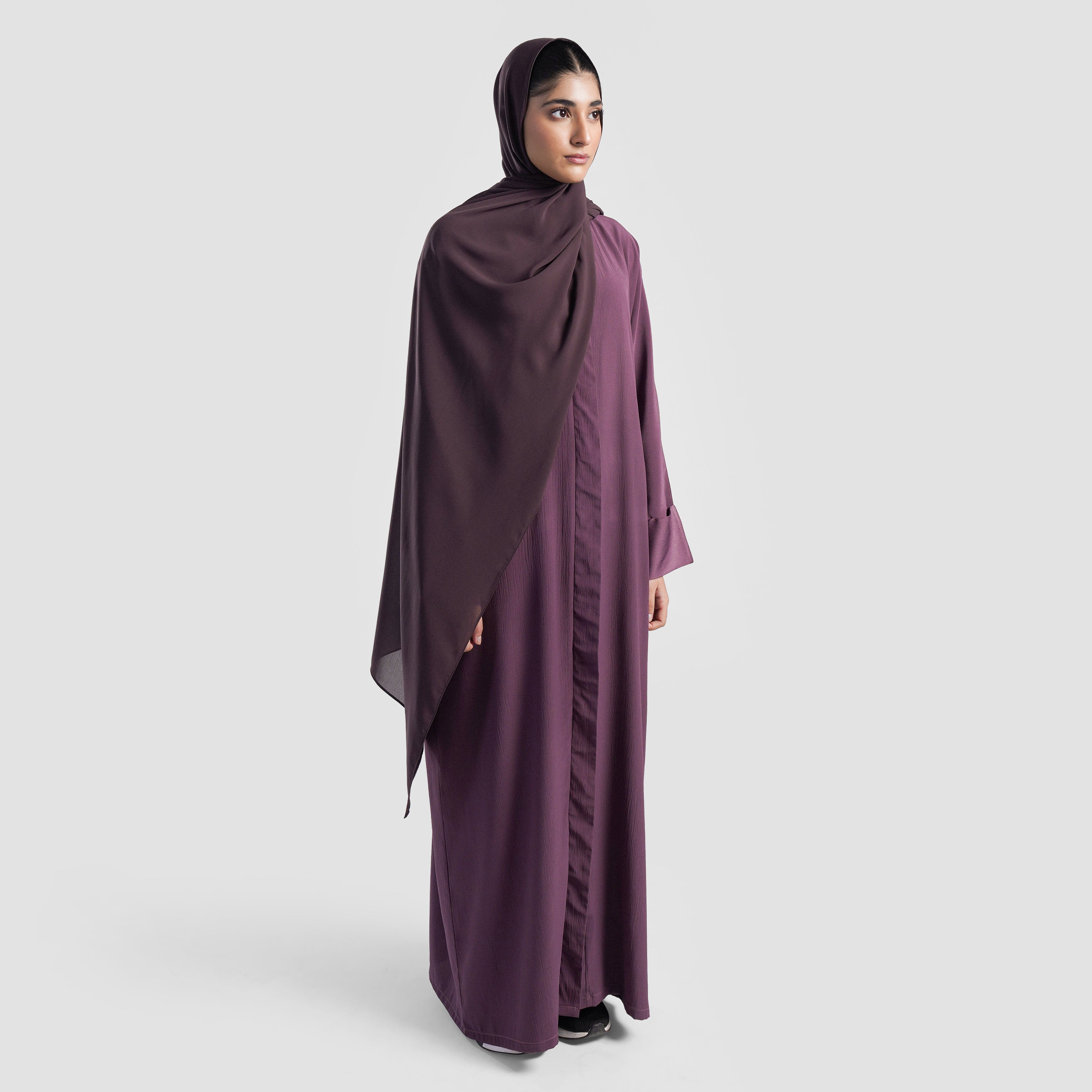 Kimono Abaya (Dusty Lilac)