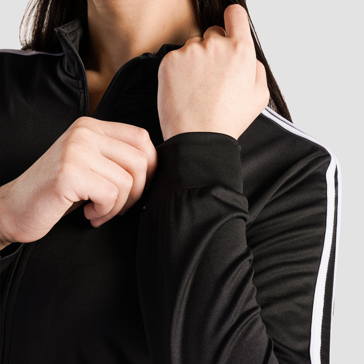 women track top zip gym jacket training outerwear lifestyle view Women Track Top GymArmour Pakistan