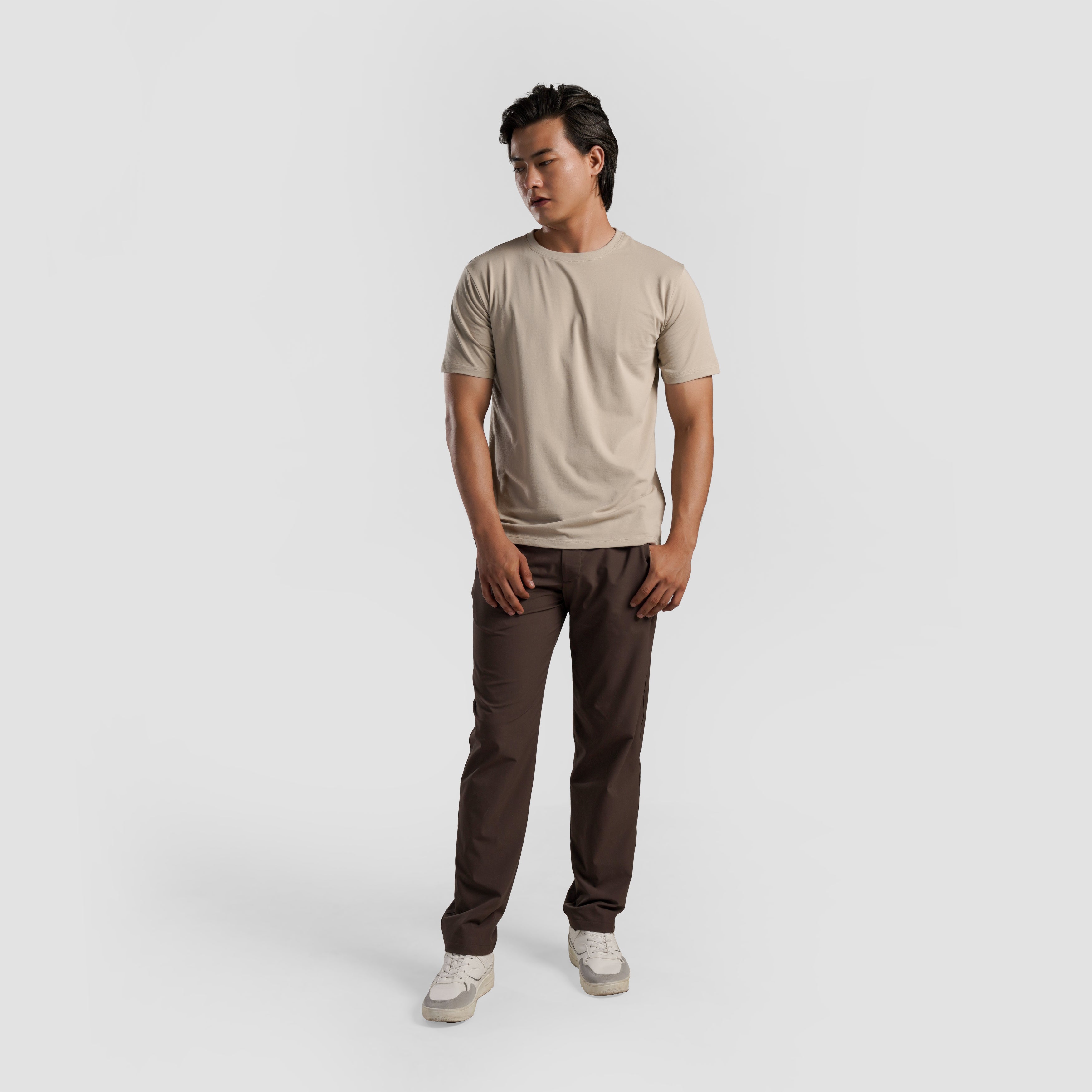 GA Basic Tee (Beige)