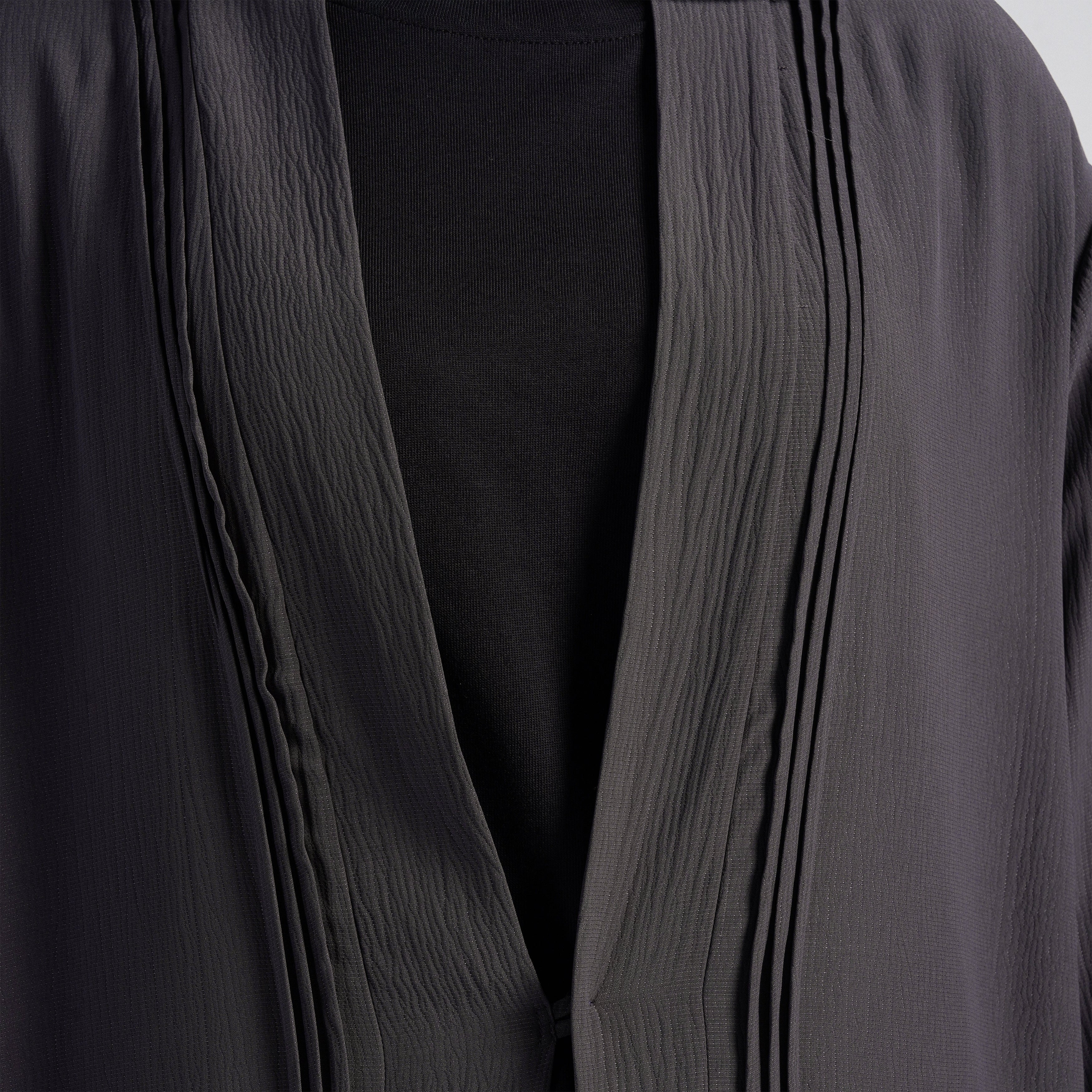 Aveline Pleated Abaya (Charcoal)