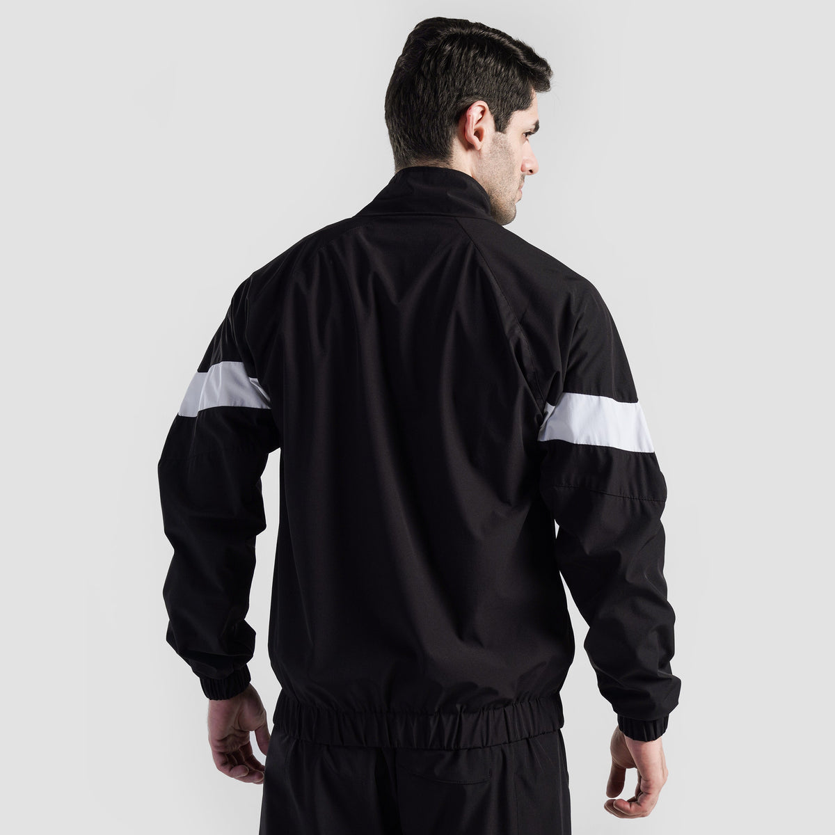 men track top zip gym jacket training outerwear back view Men Track Top GymArmour Pakistan