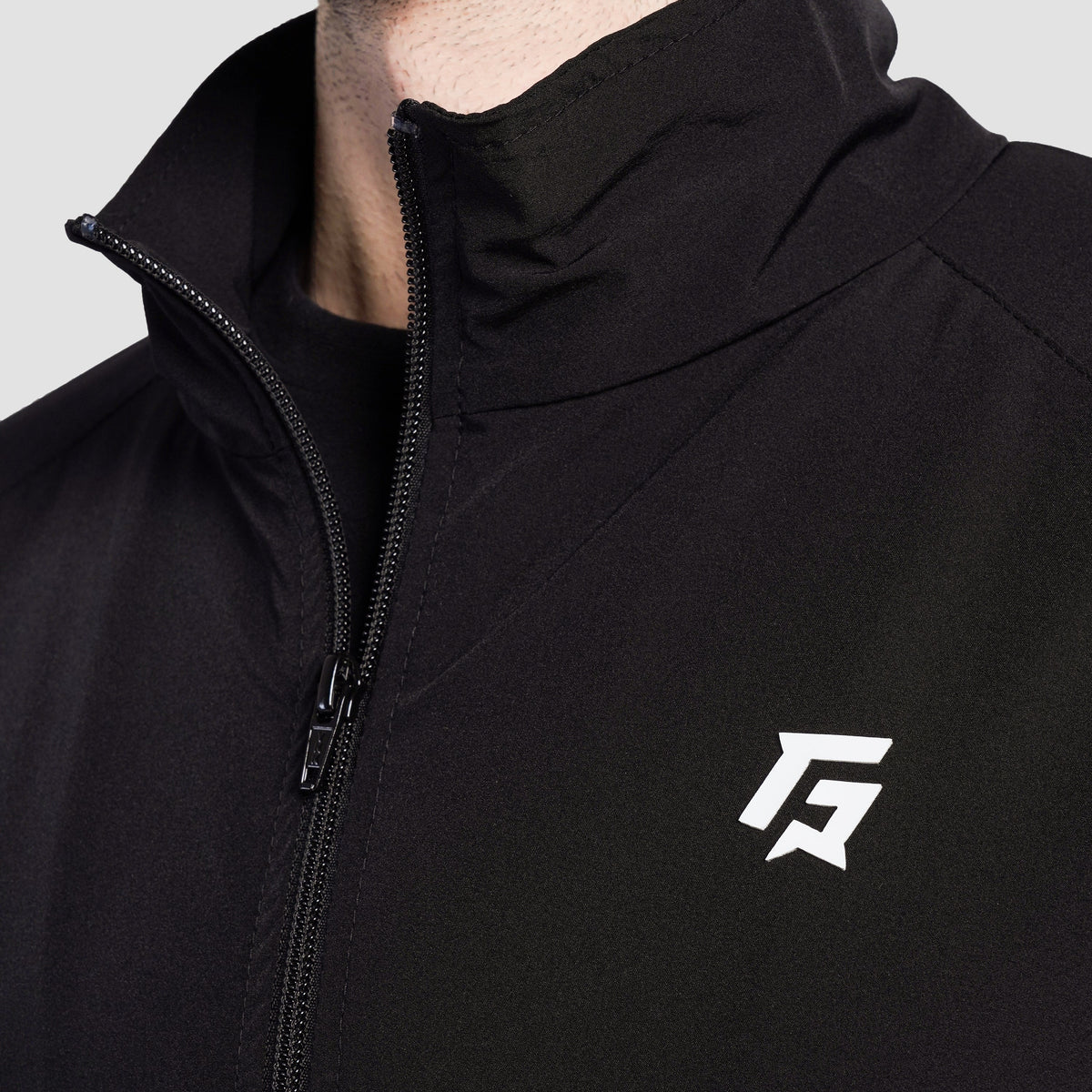 men track top zip gym jacket training outerwear fit view Men Track Top GymArmour Pakistan