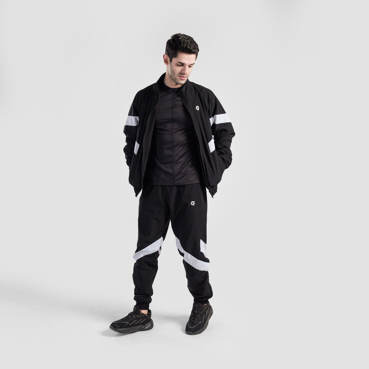 men track top zip gym jacket training outerwear fabric detail Men Track Top Gym Armour Pakistan