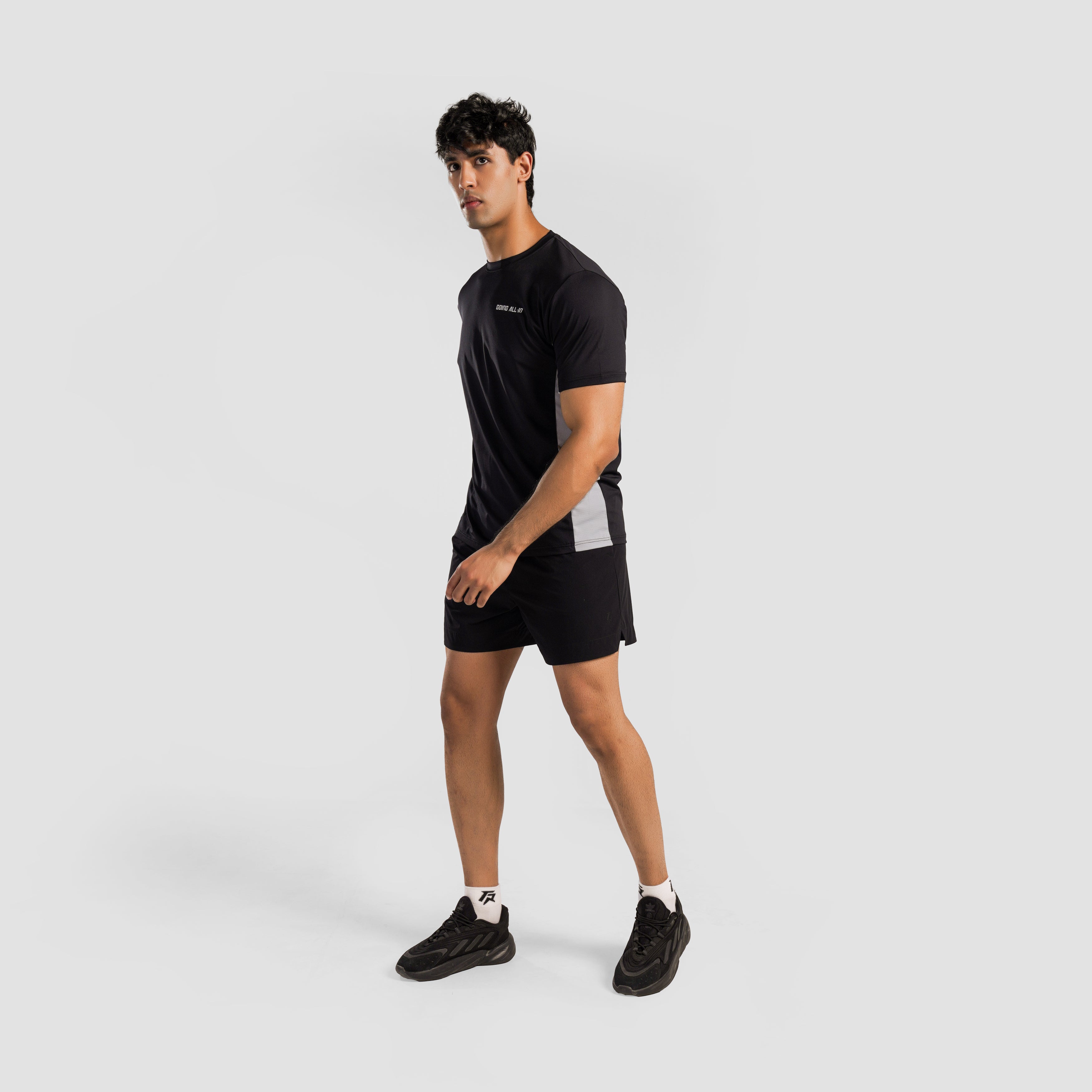 Ace T-Shirt (Black-Grey)