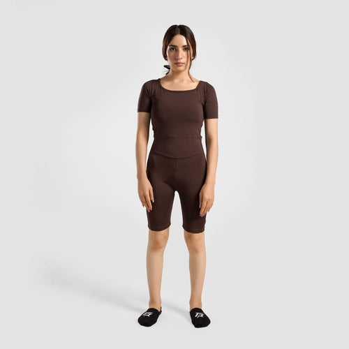 Yoga Onesie (Brown)