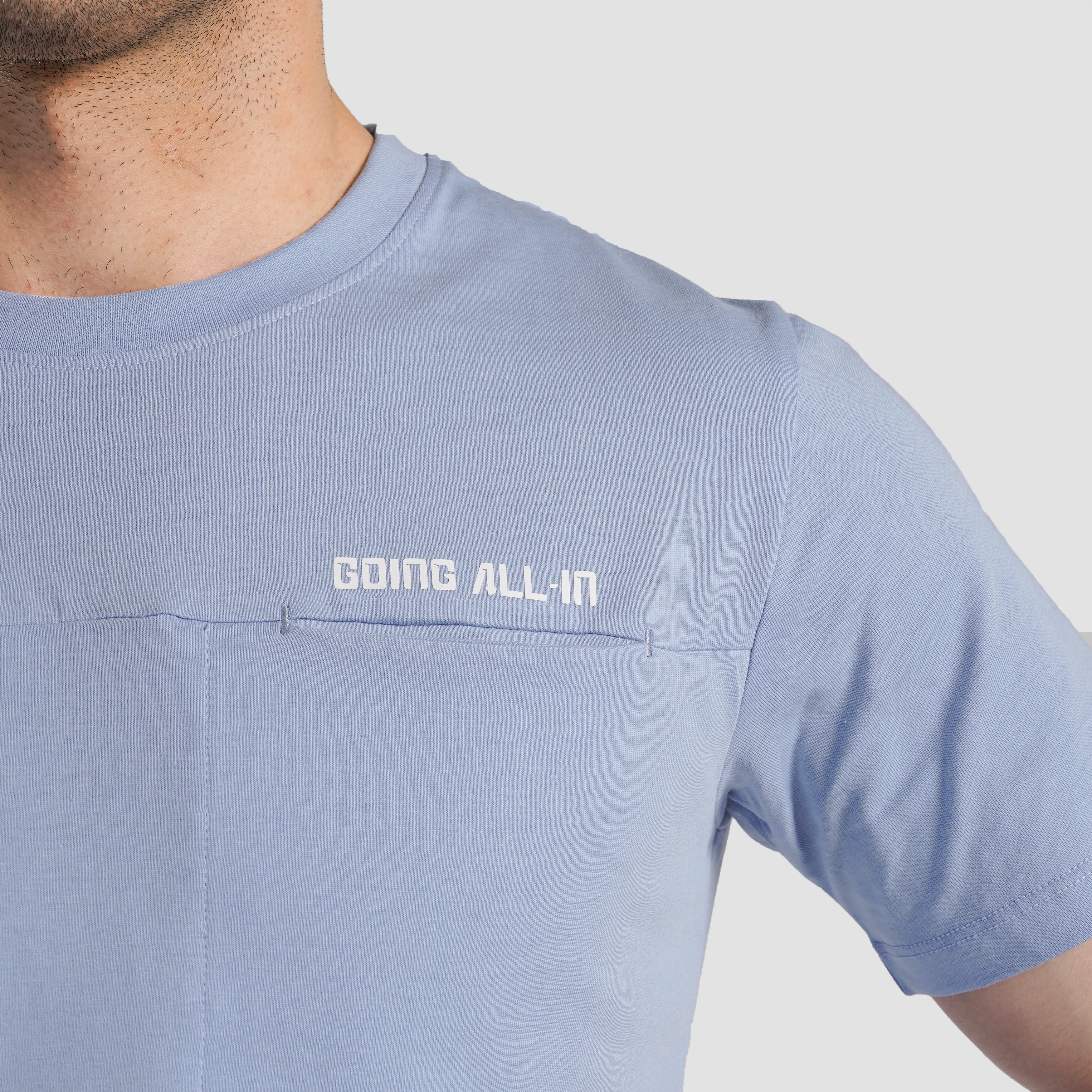 Power Move Tee (Sky Blue)