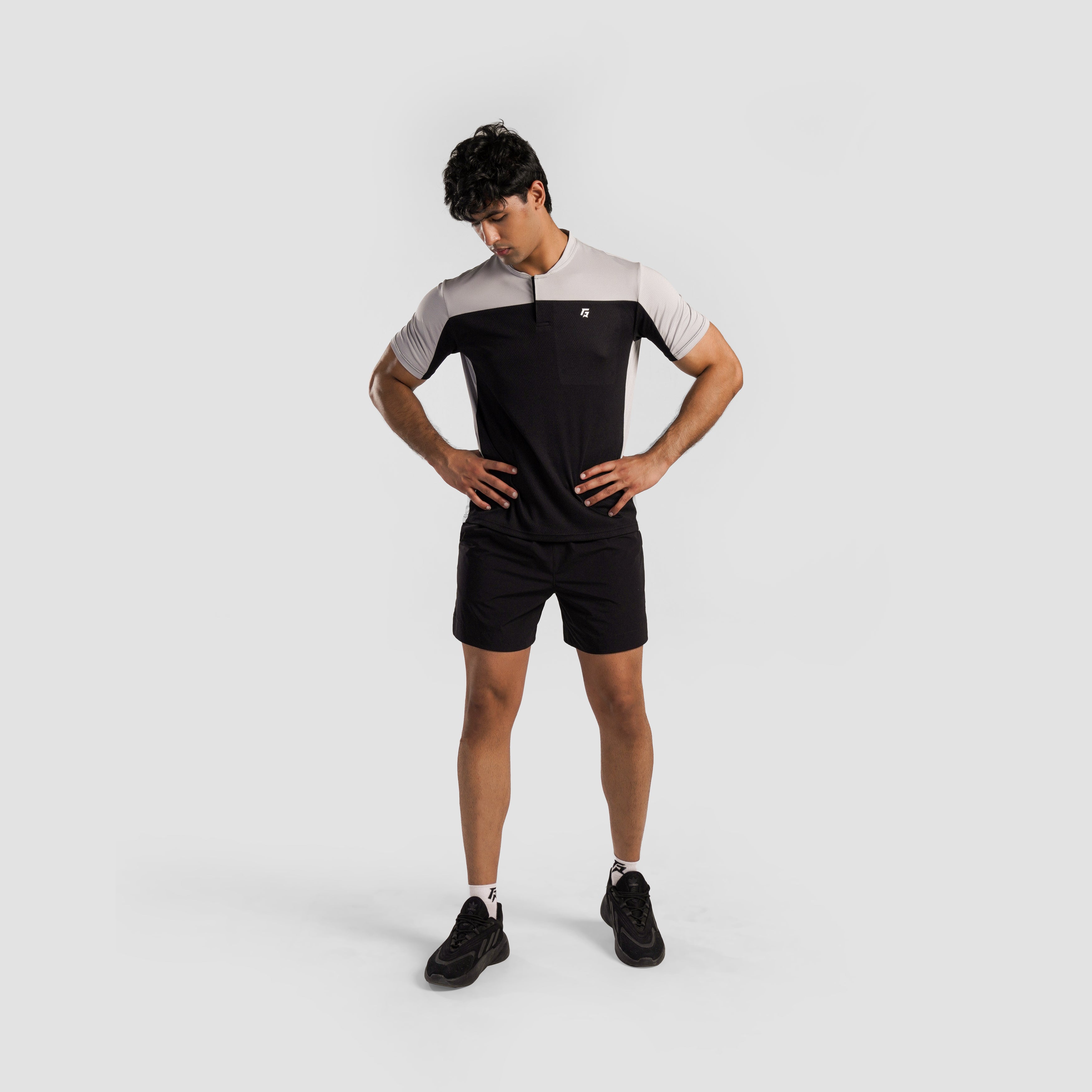 Pro Tennis T-Shirt (Black-Grey)