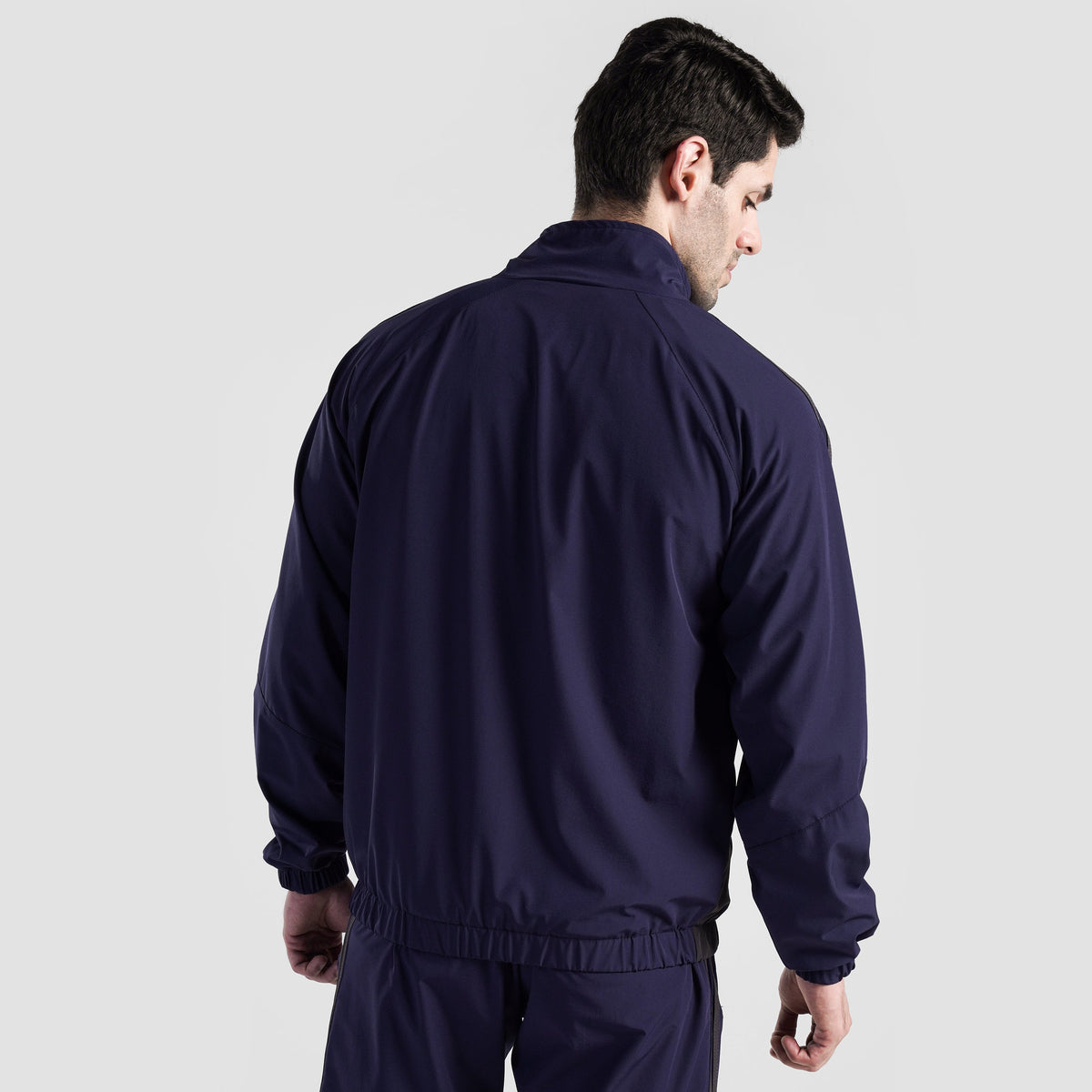 men track top zip gym jacket training outerwear back view Men Track Top GymArmour Pakistan