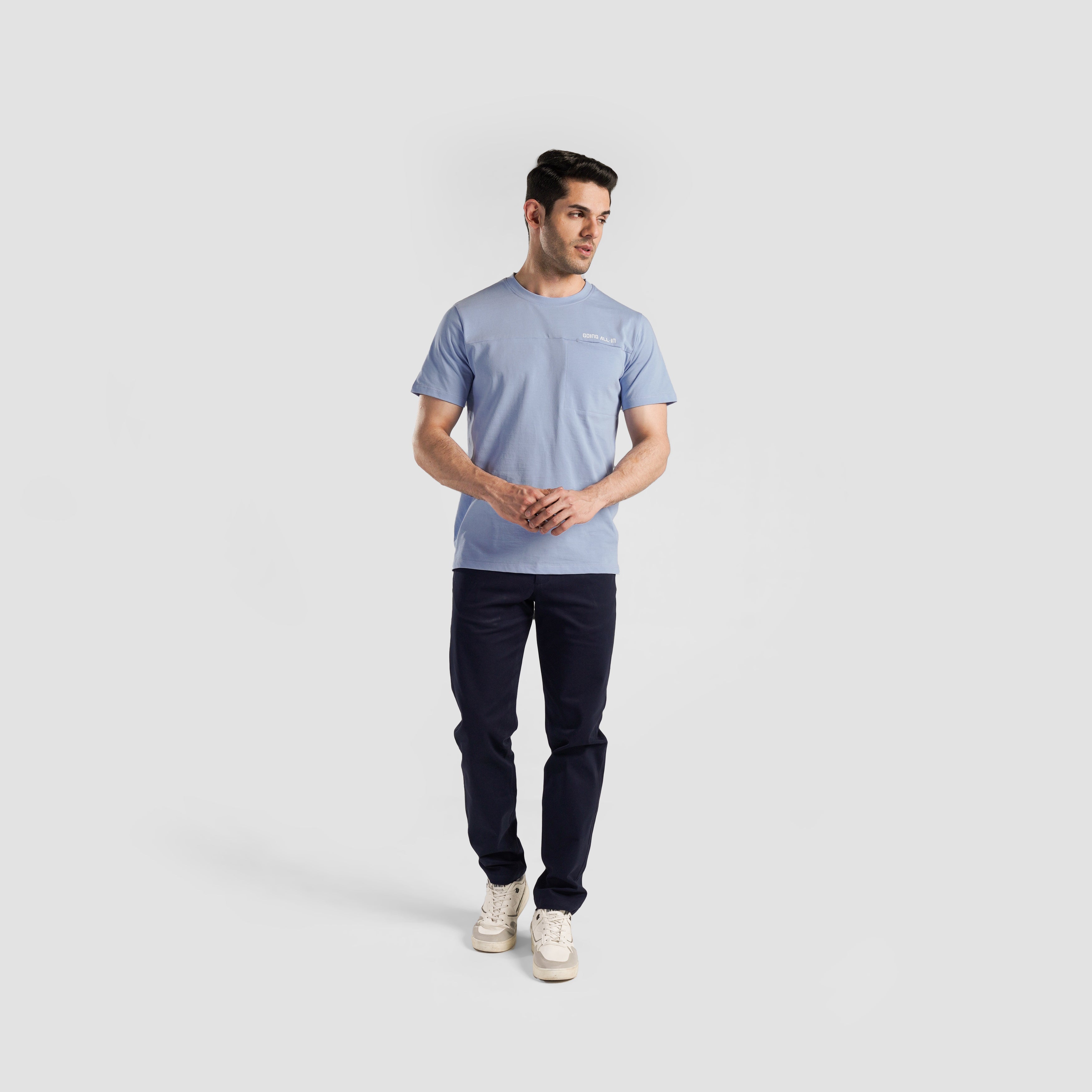 Power Move Tee (Sky Blue)
