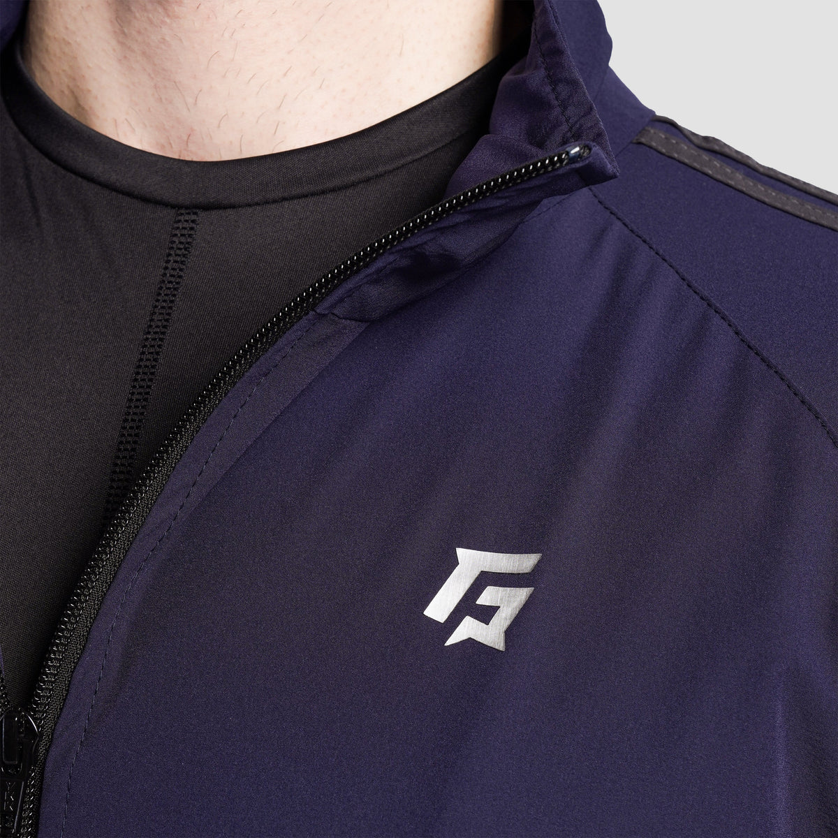 men track top zip gym jacket training outerwear fit view Men Track Top Gym Armour Pakistan