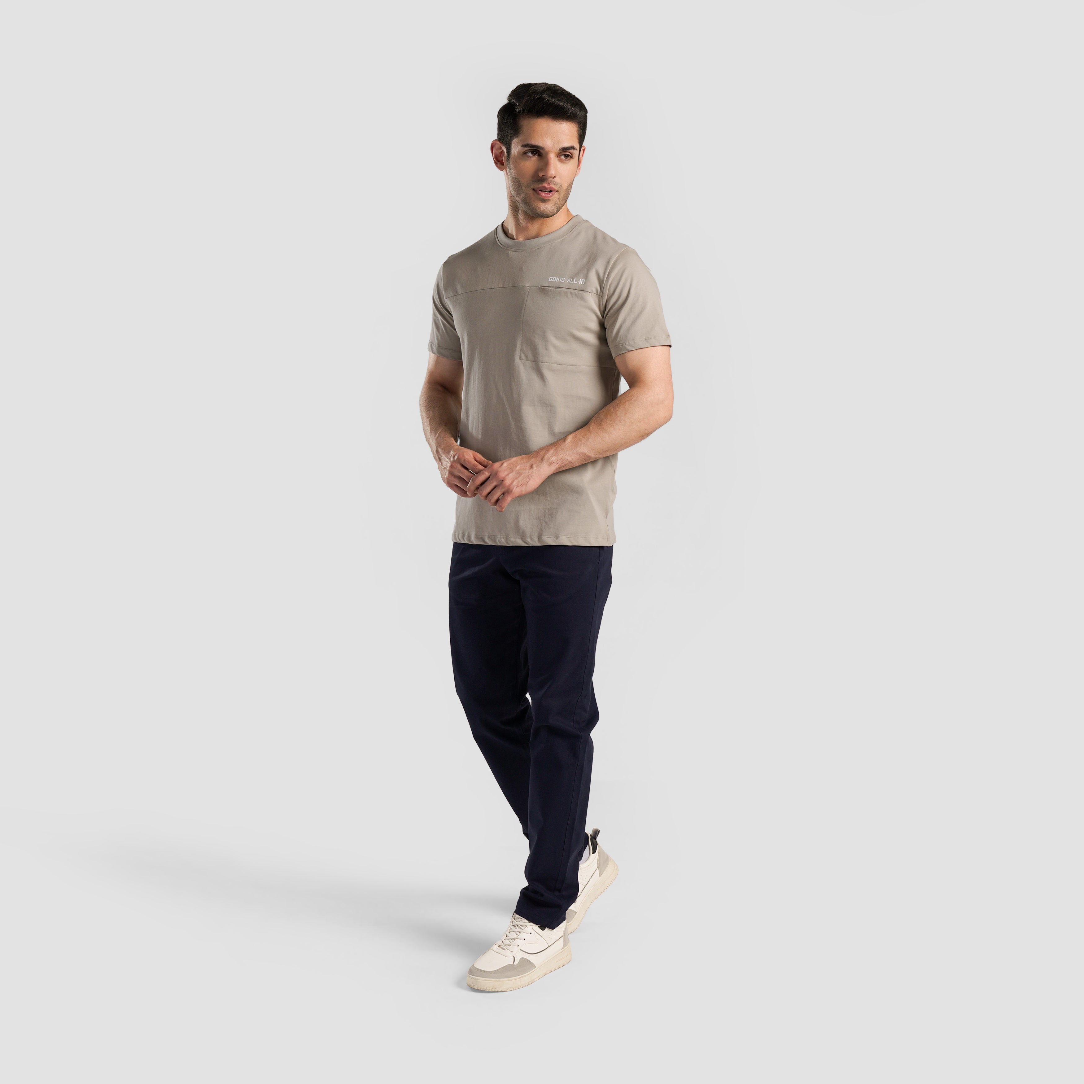 Power Move Tee (Beige)