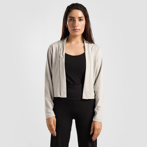 Yoga Cardigan (Silver Grey)
