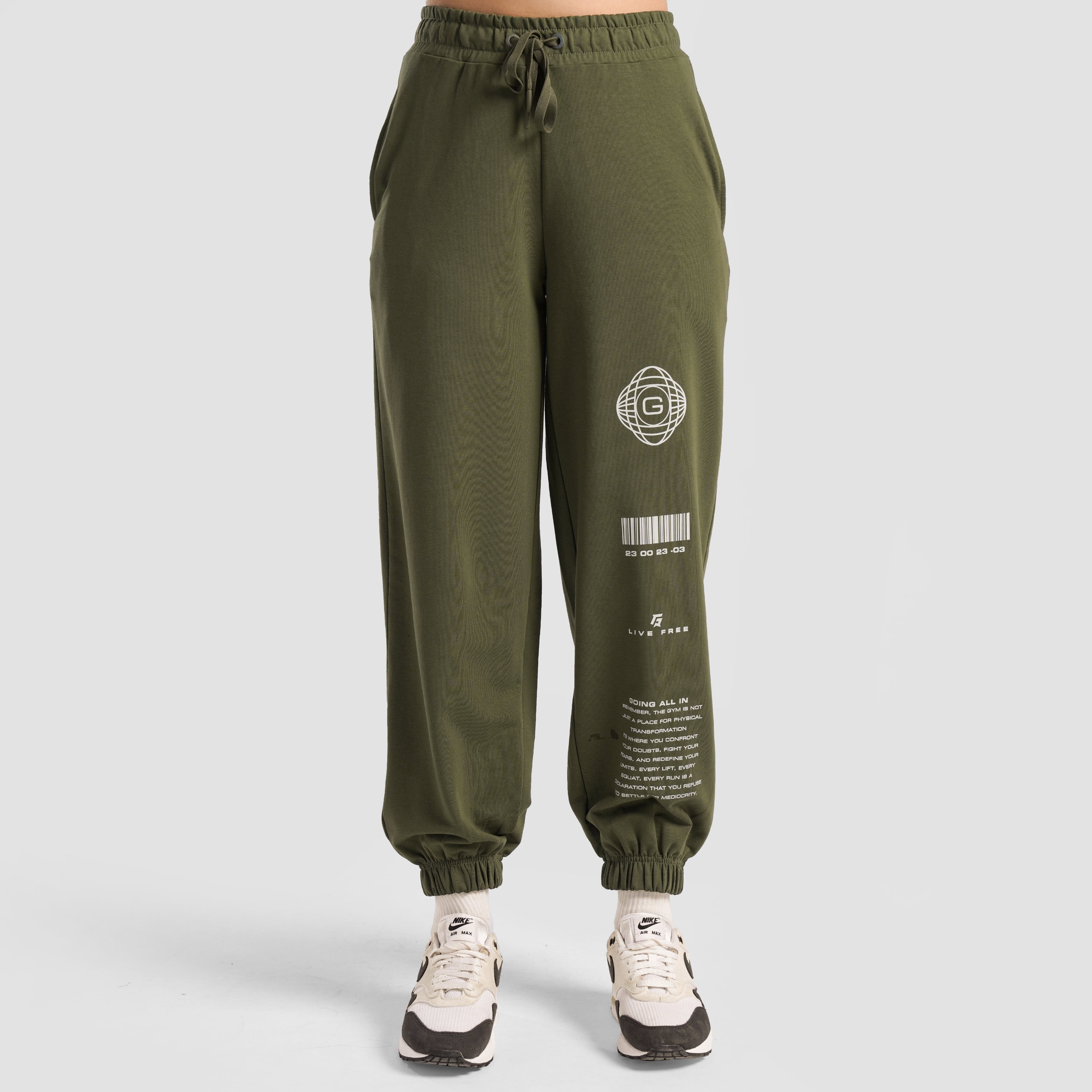 GAI Pulse Oversized Joggers (Olive)