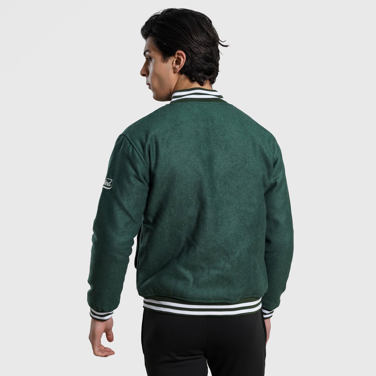 men track top zip gym jacket training outerwear back view Men Track Top Gym Armour Pakistan