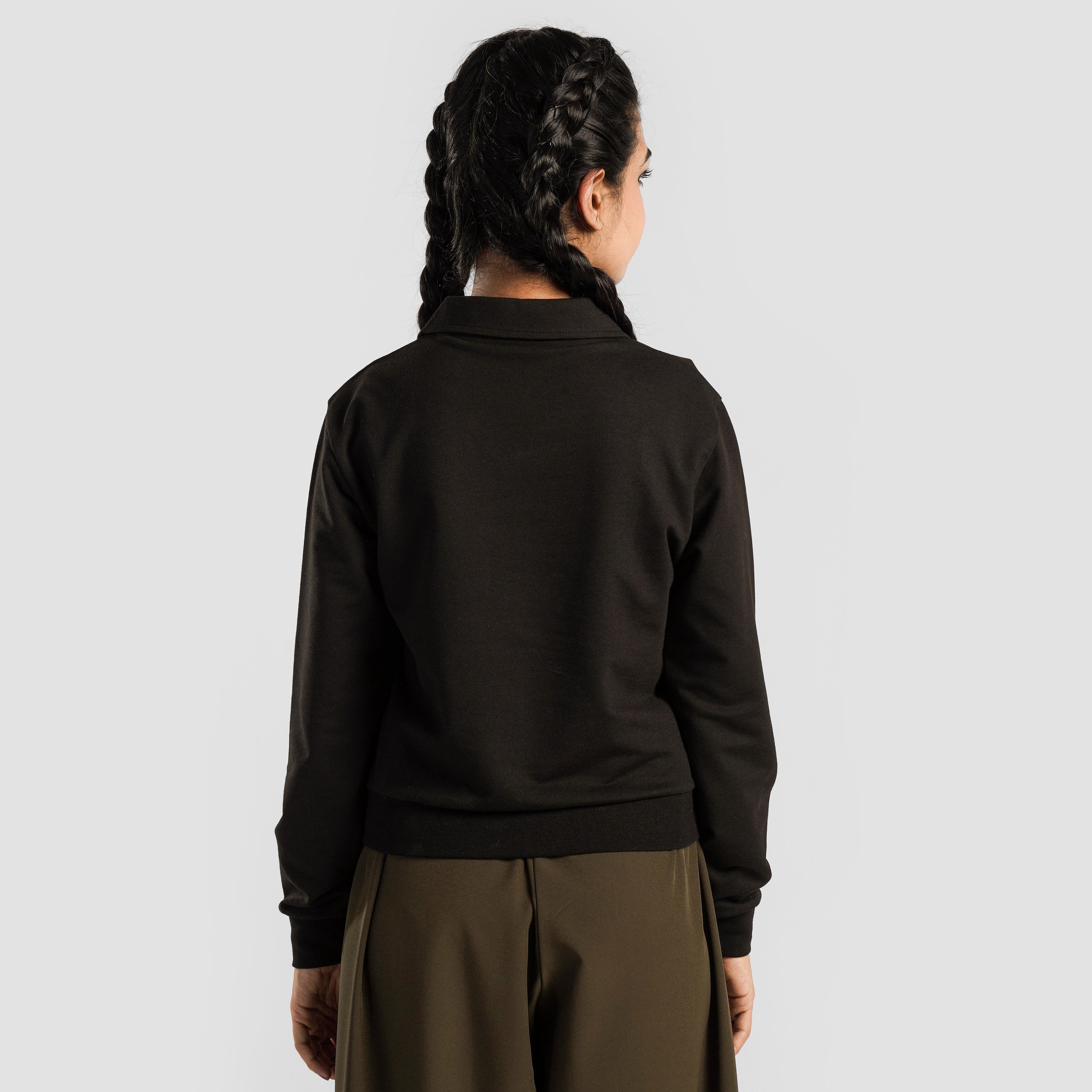 Tennis Polo Shirt (Black)