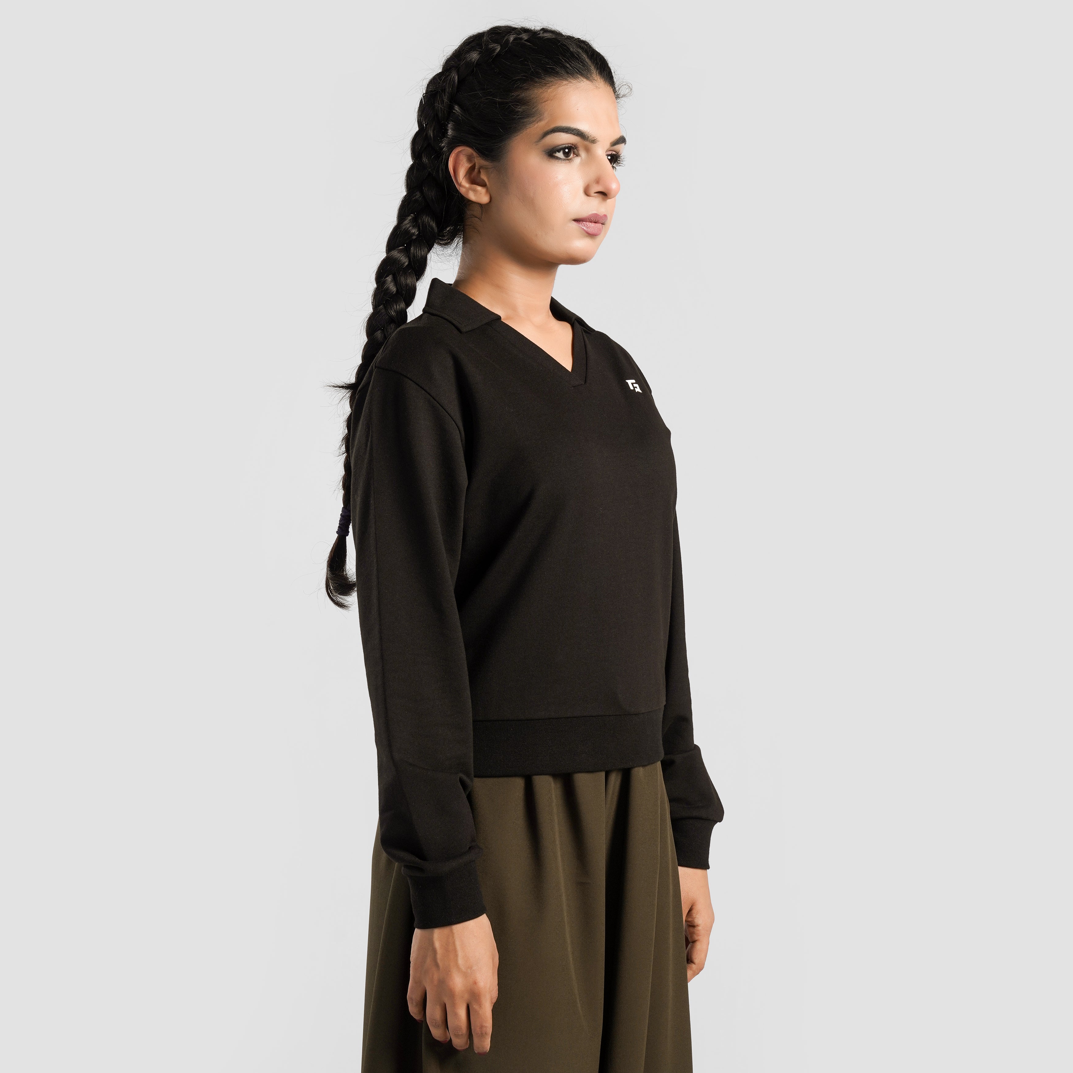 Tennis Polo Shirt (Black)