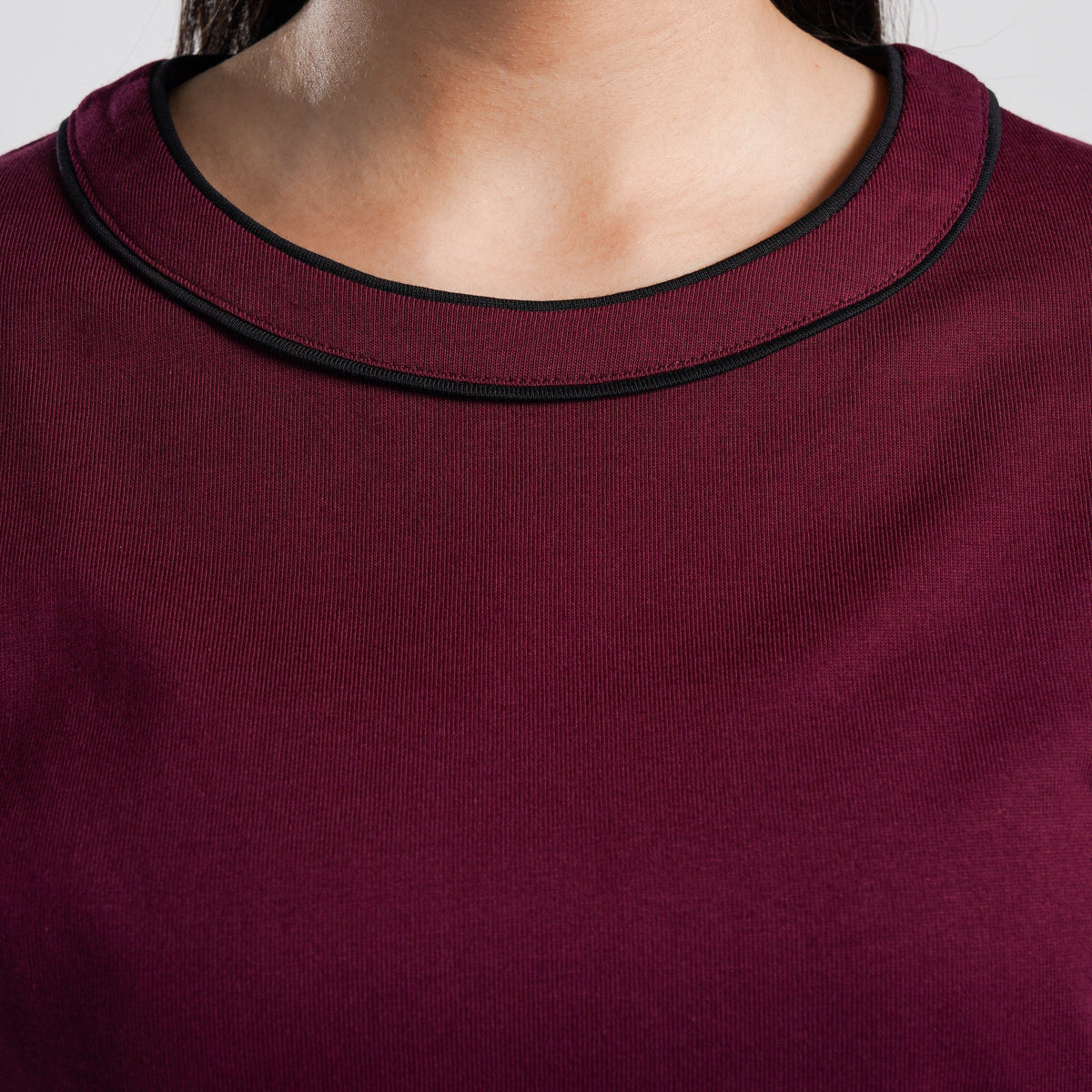 women gym t-shirt sportswear breathable workout tee fabric detail Women T-Shirt GymArmour Pakistan
