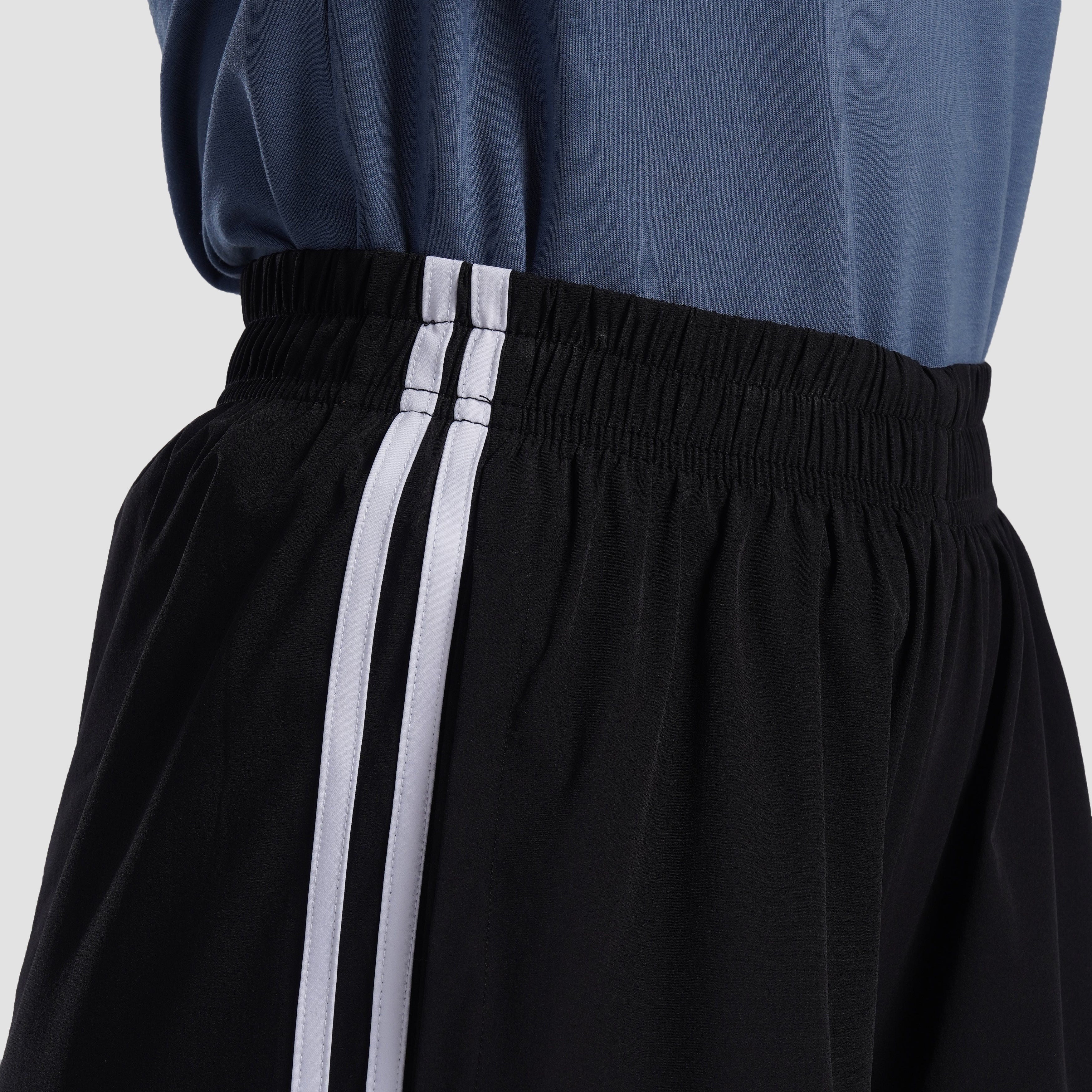 Dual Stripe Trousers (Black)