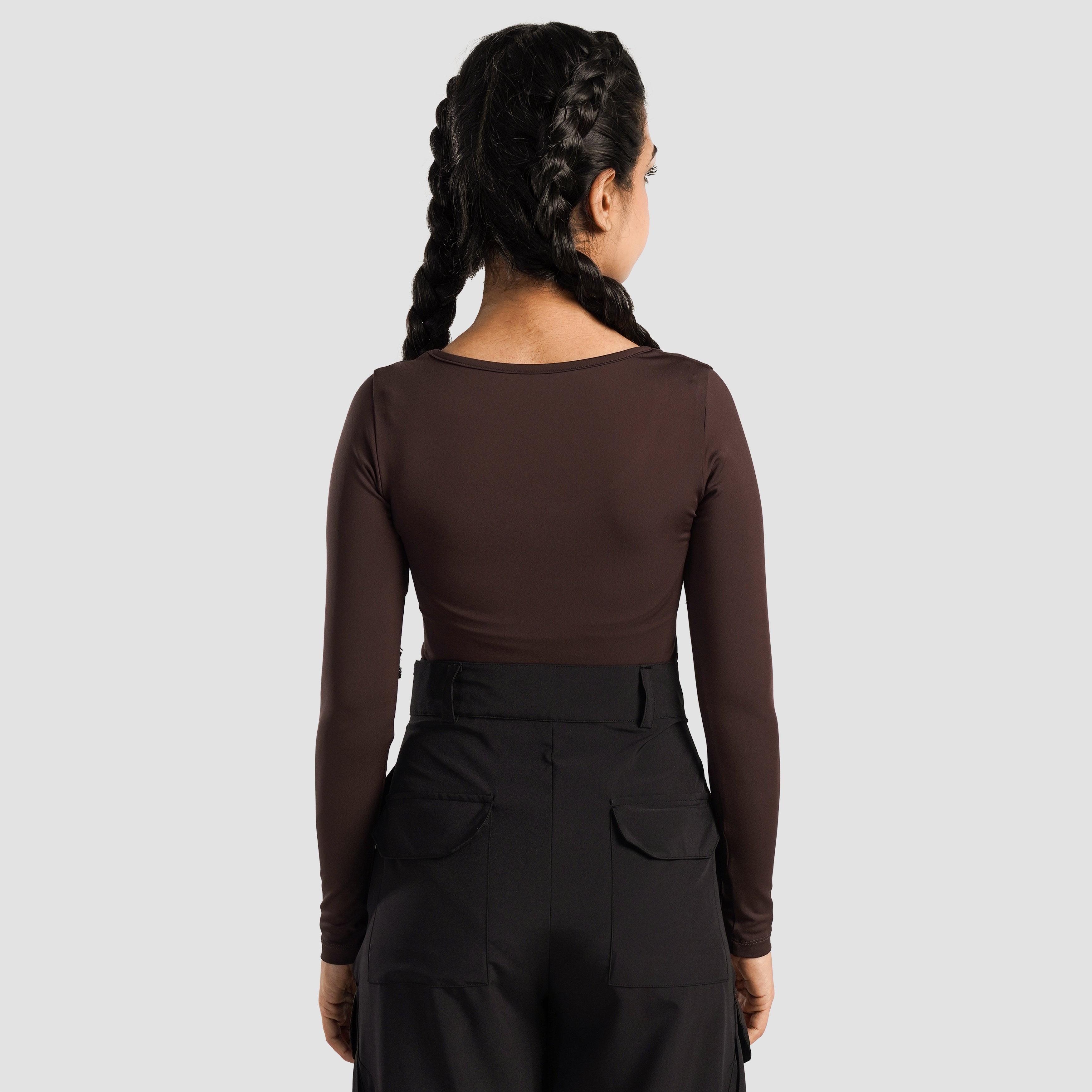 Full Sleeves BodySuit (Brown)