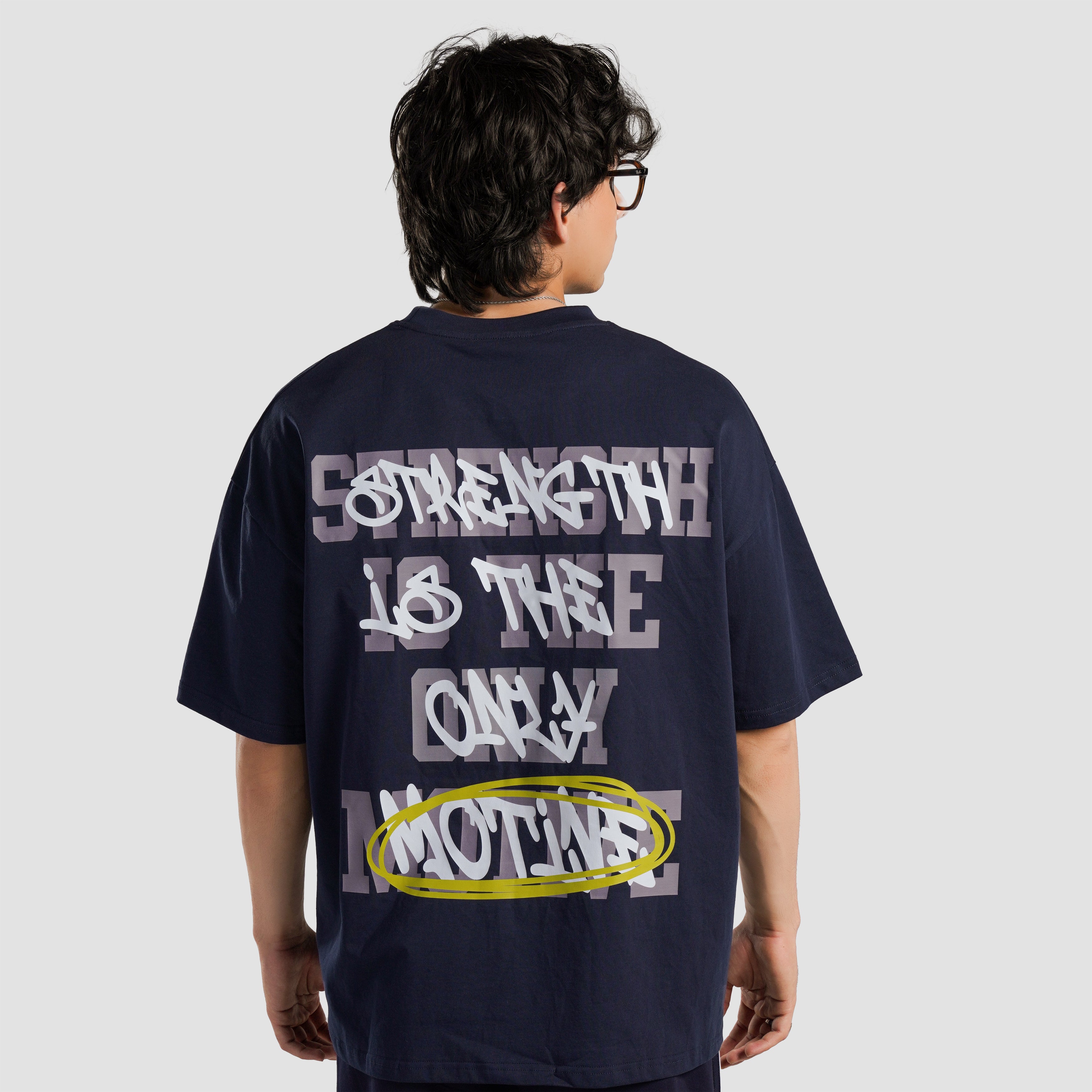 Only Motive T-Shirt (Navy)