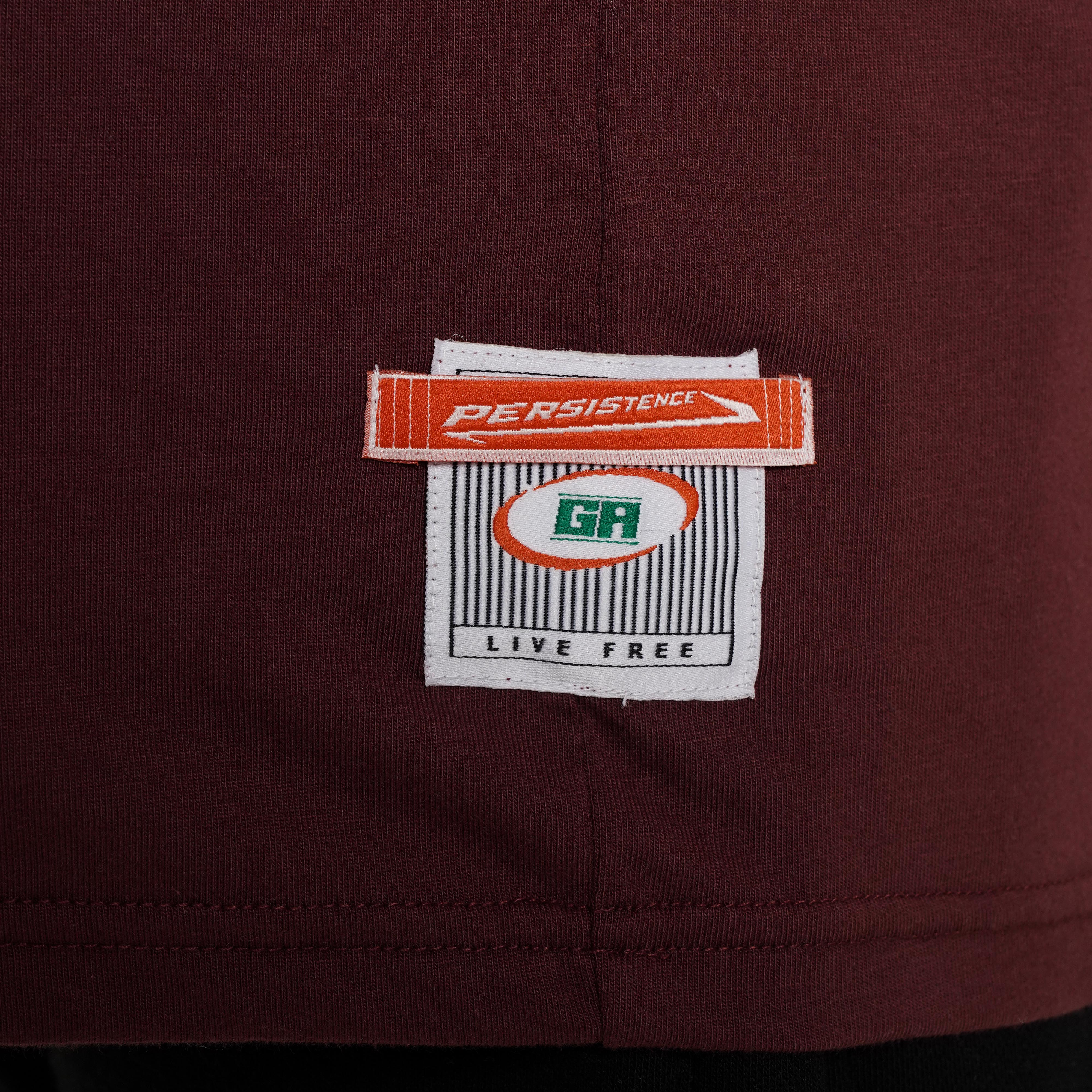 Power Crew Tee (Maroon)