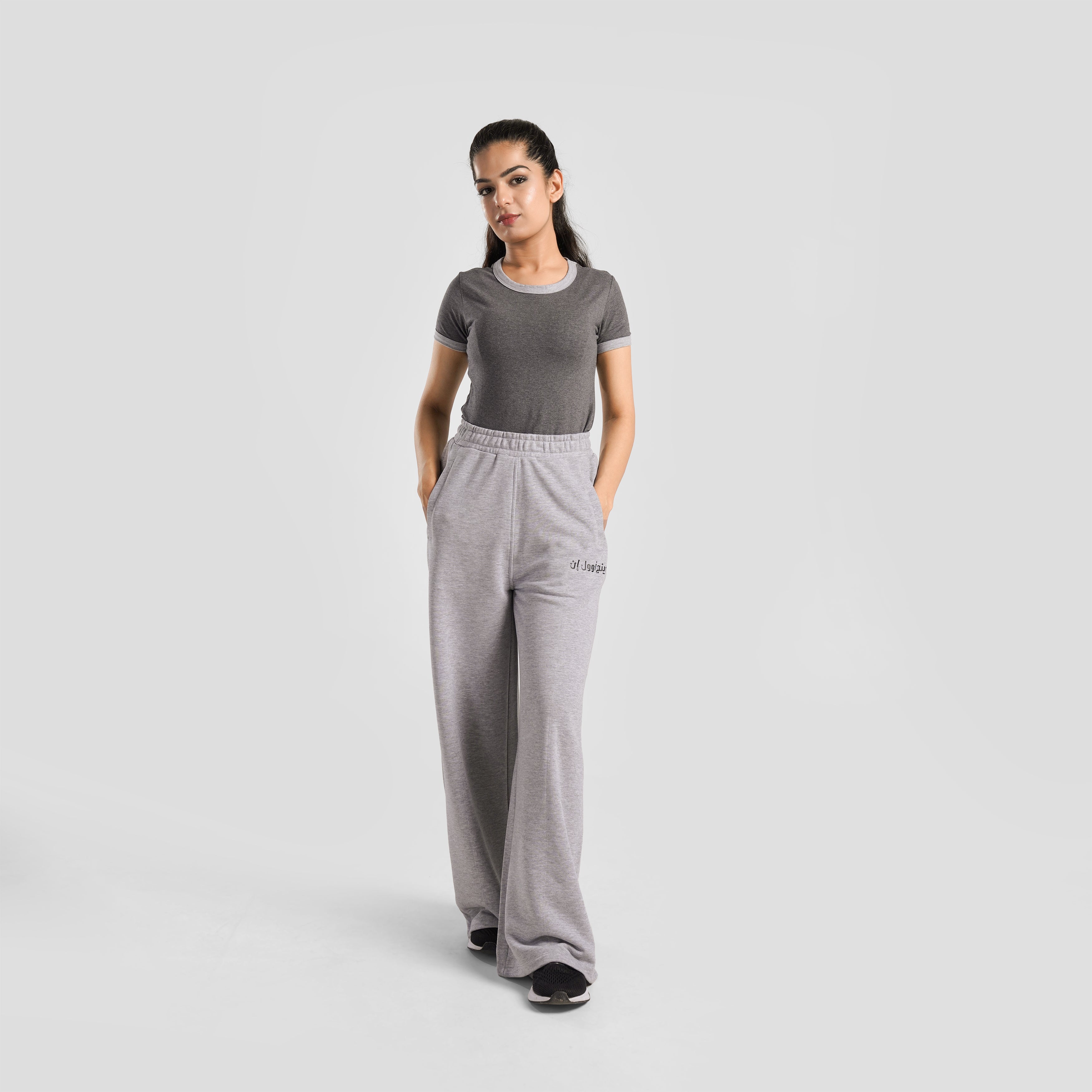 Nova Terry Trousers (Light Grey)