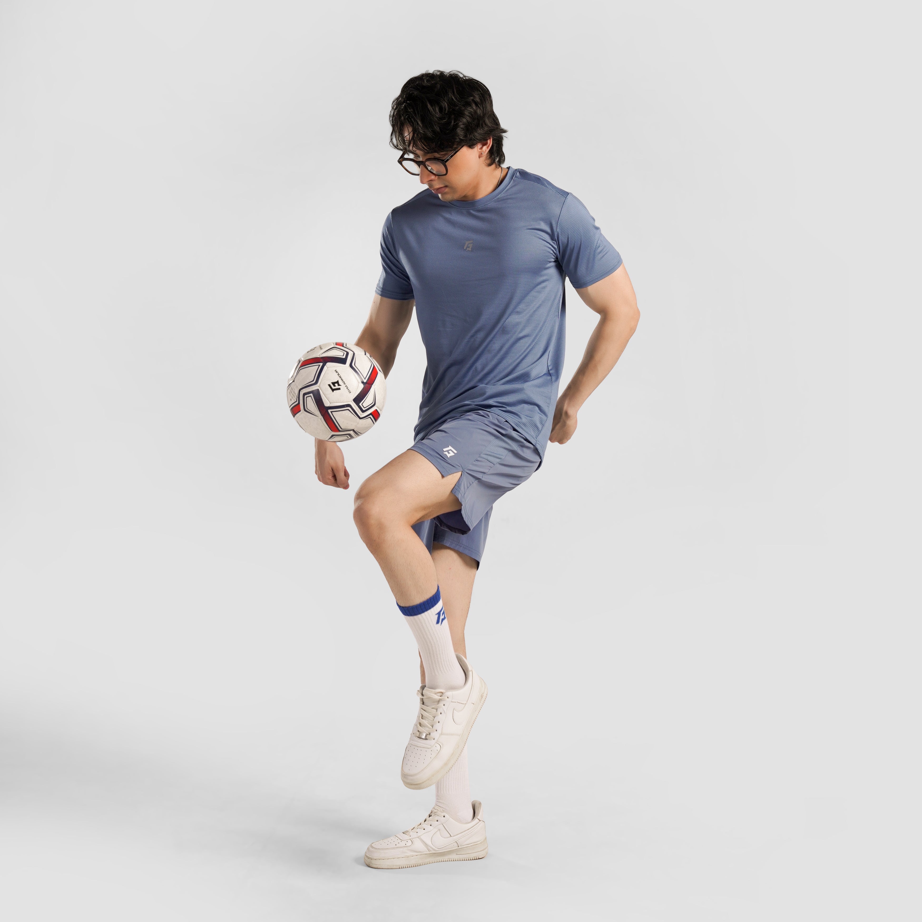HI-VIBE MESH SHORTS (Hazle Blue)