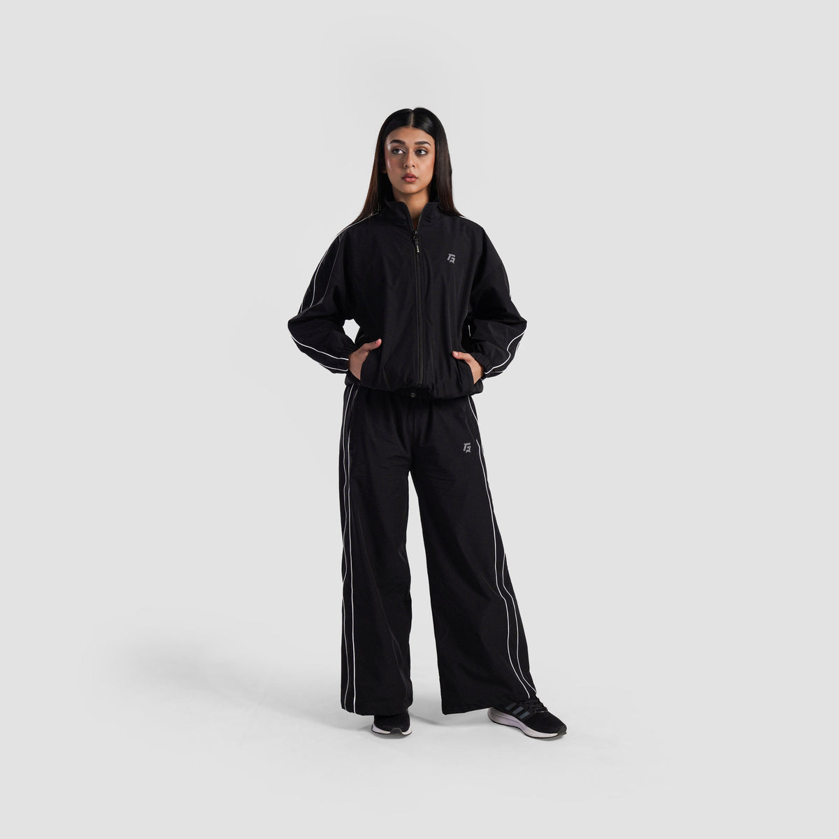 women track top zip gym jacket training outerwear lifestyle view Women Track Top GymArmour Pakistan