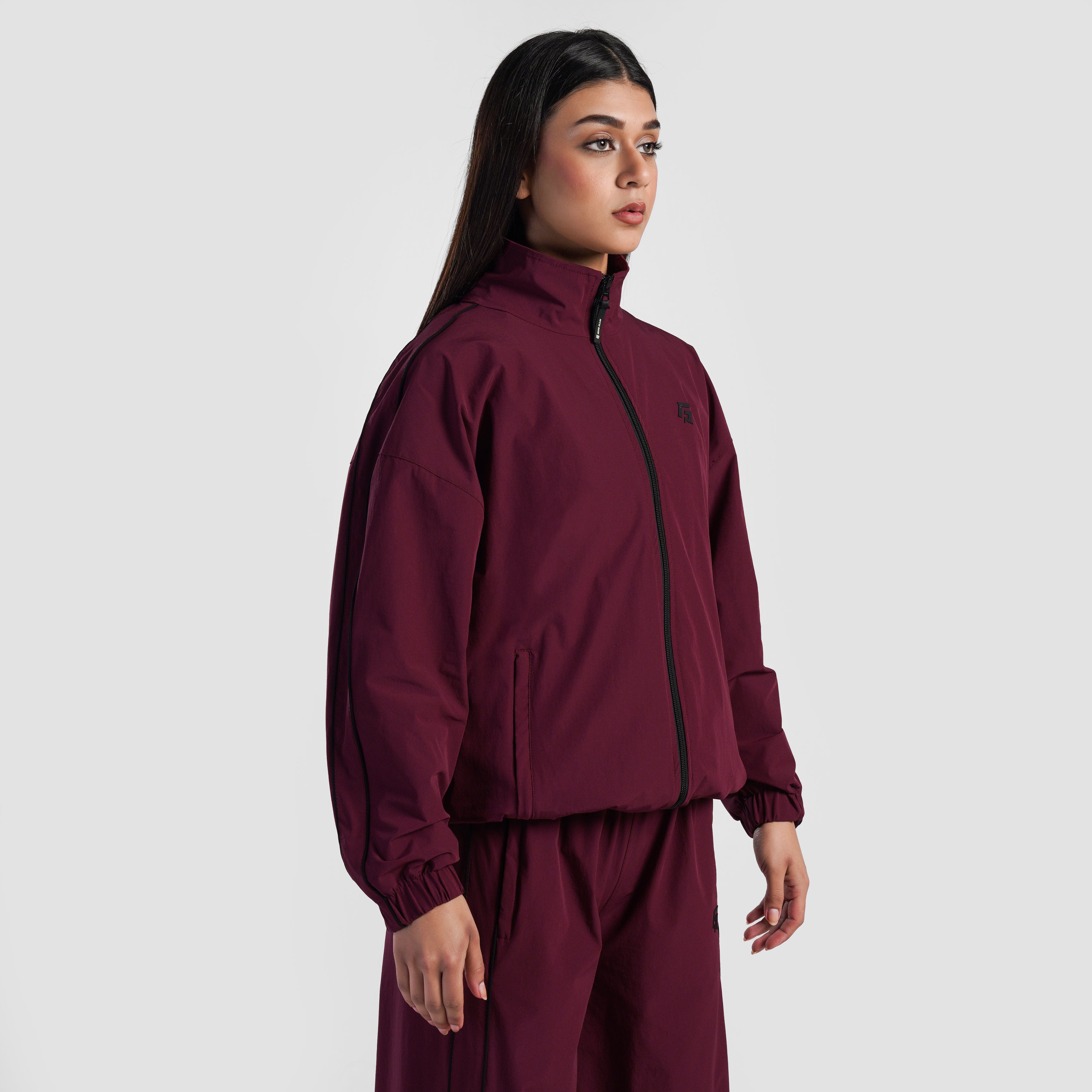 Limitless Track Top (Maroon)