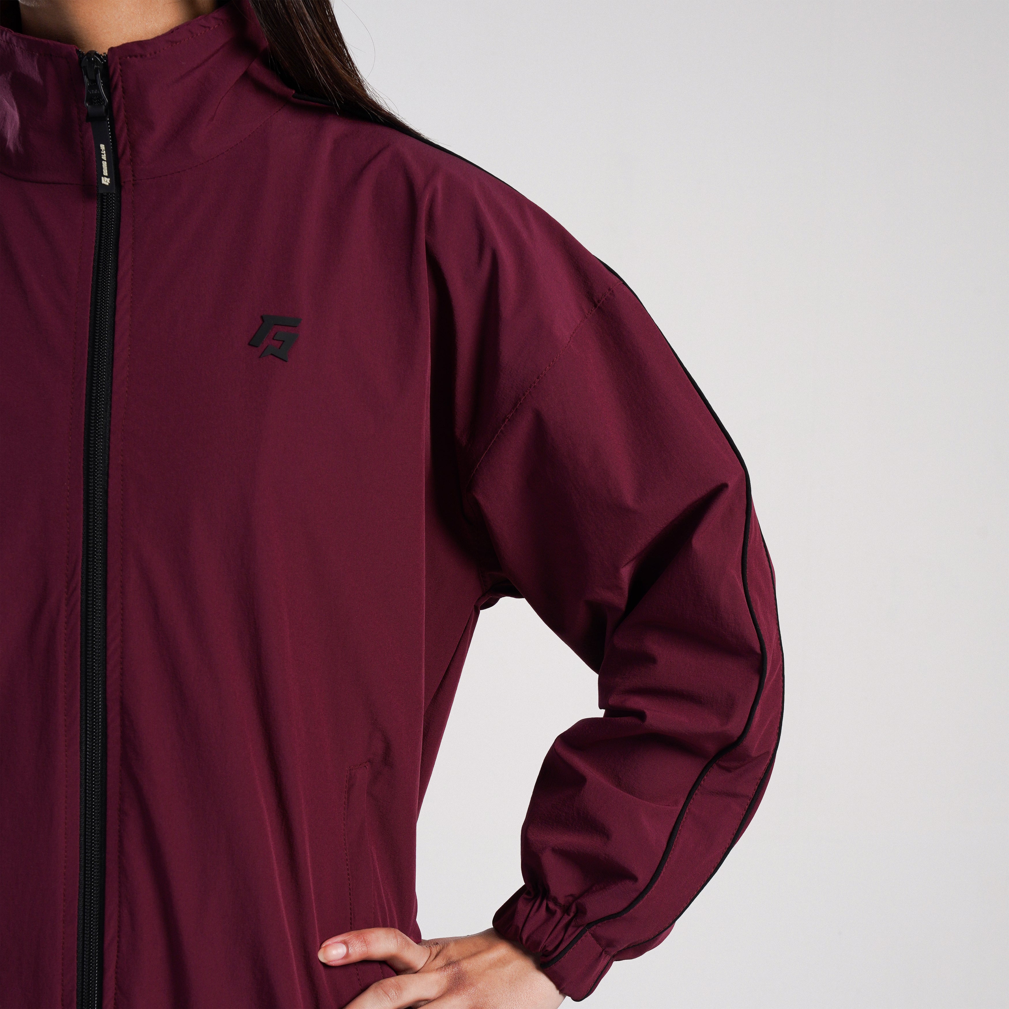 Limitless Track Top (Maroon)