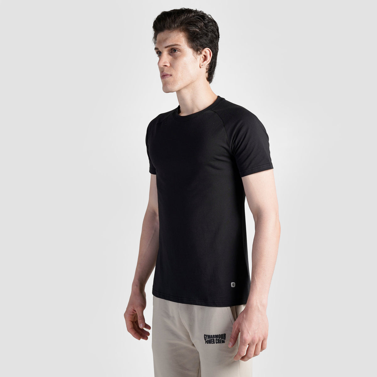 men gym t-shirt sportswear breathable workout tee front view Men T-Shirt Gymarmour Pakistan