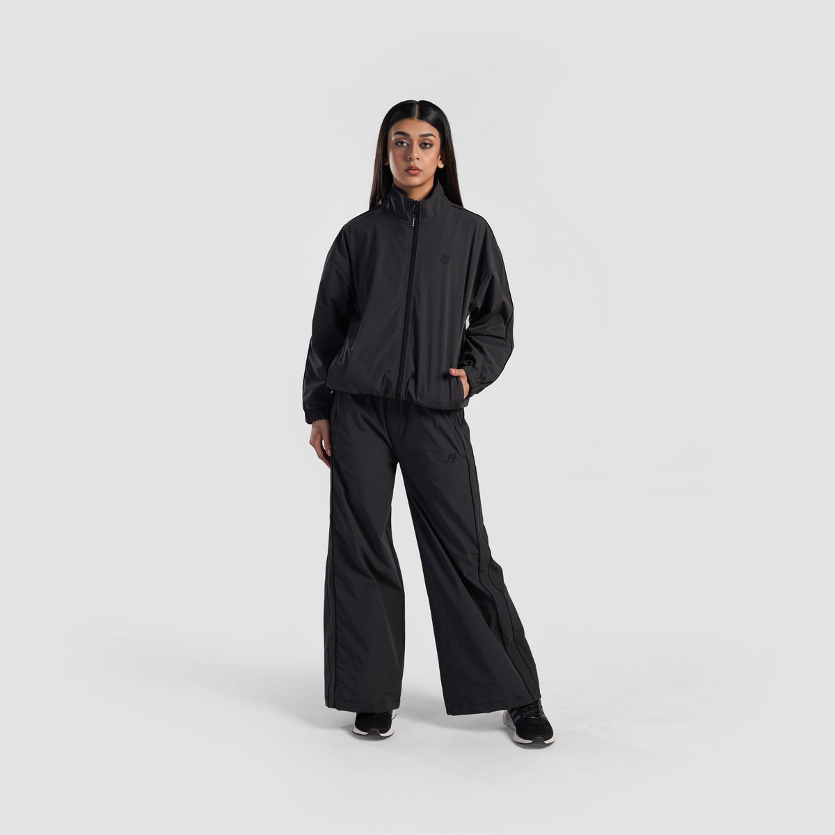 women track top zip gym jacket training outerwear lifestyle view Women Track Top GymArmour Pakistan
