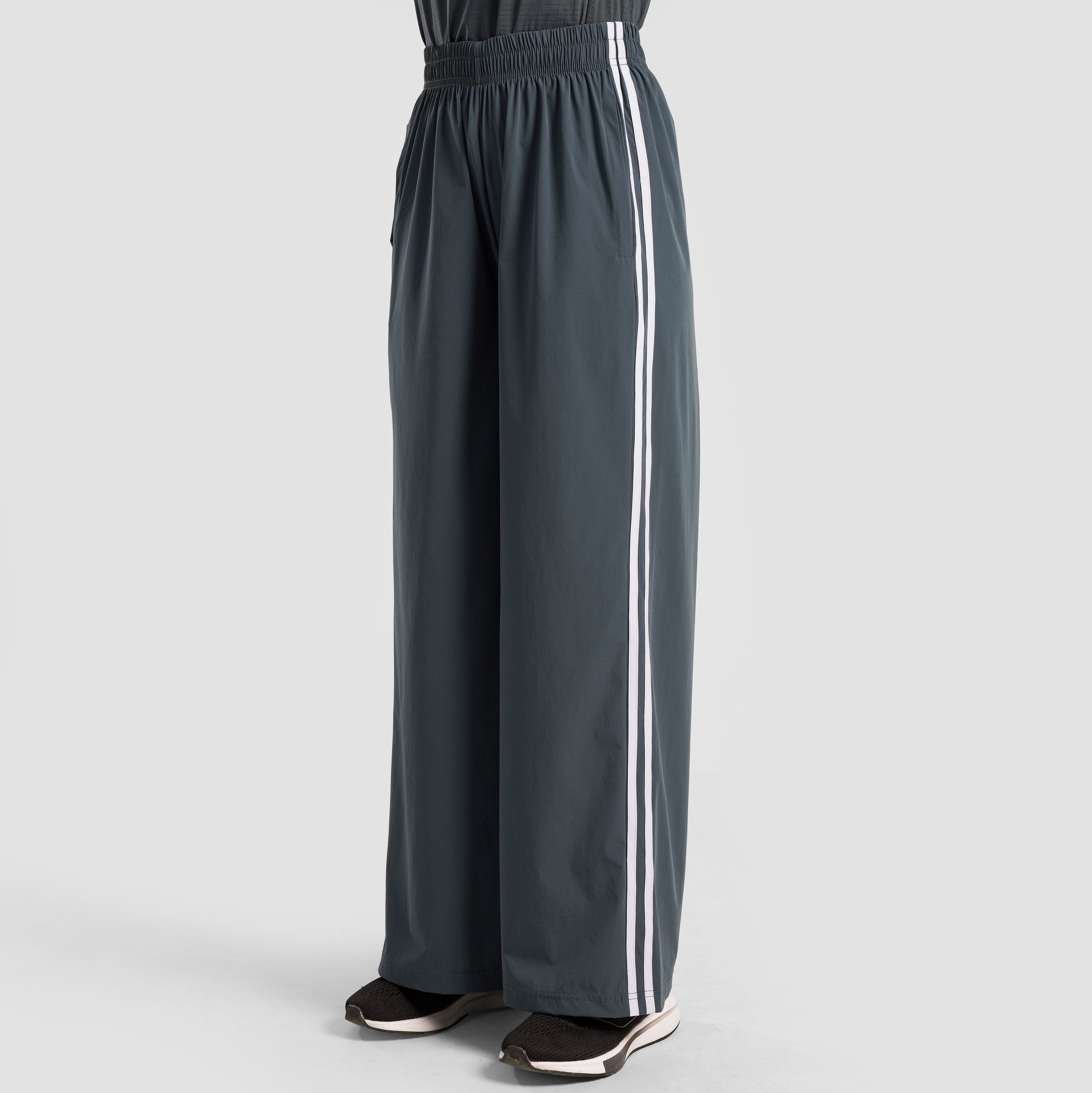 Dual Stripe Trousers (Grey)