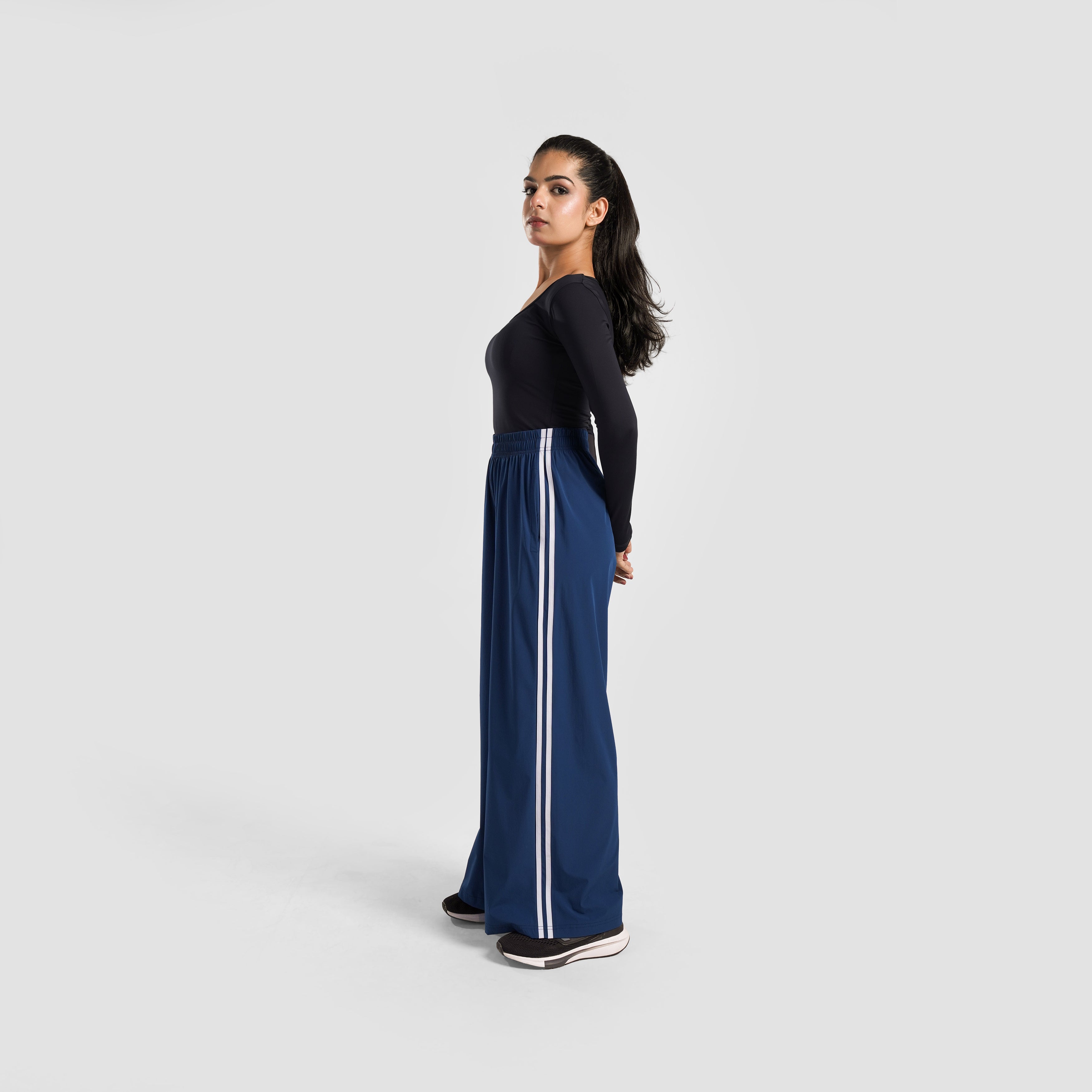 Dual Stripe Trousers (Teal)