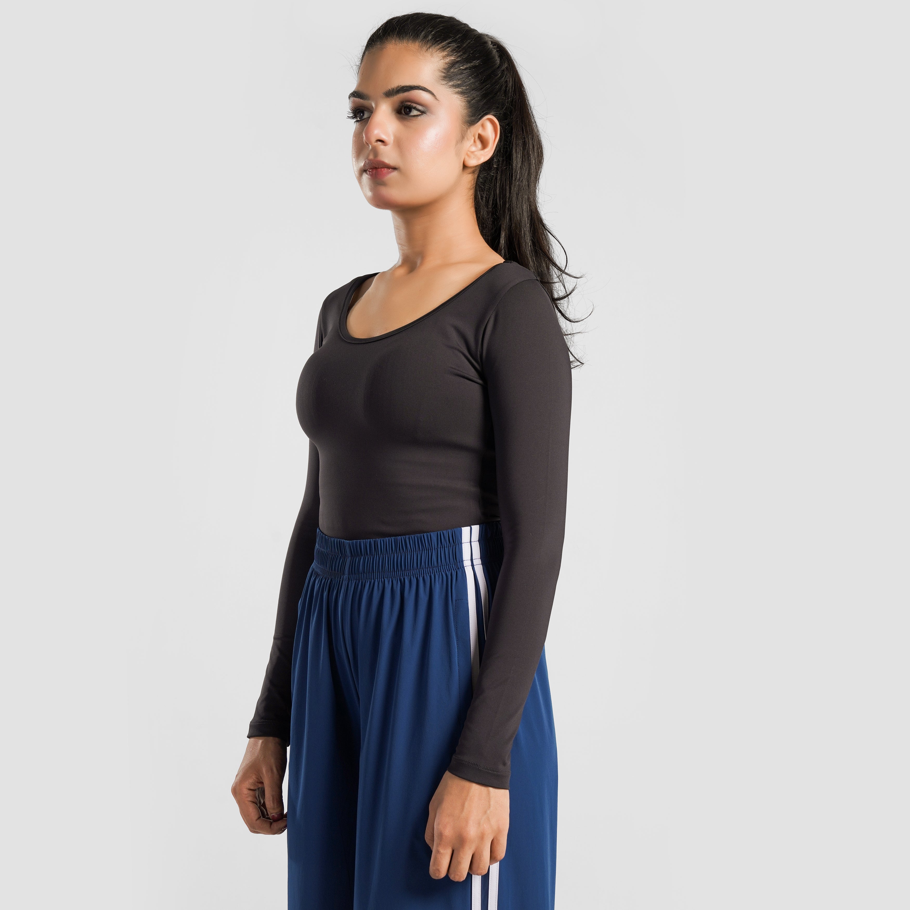Full Sleeves BodySuit (Grey)