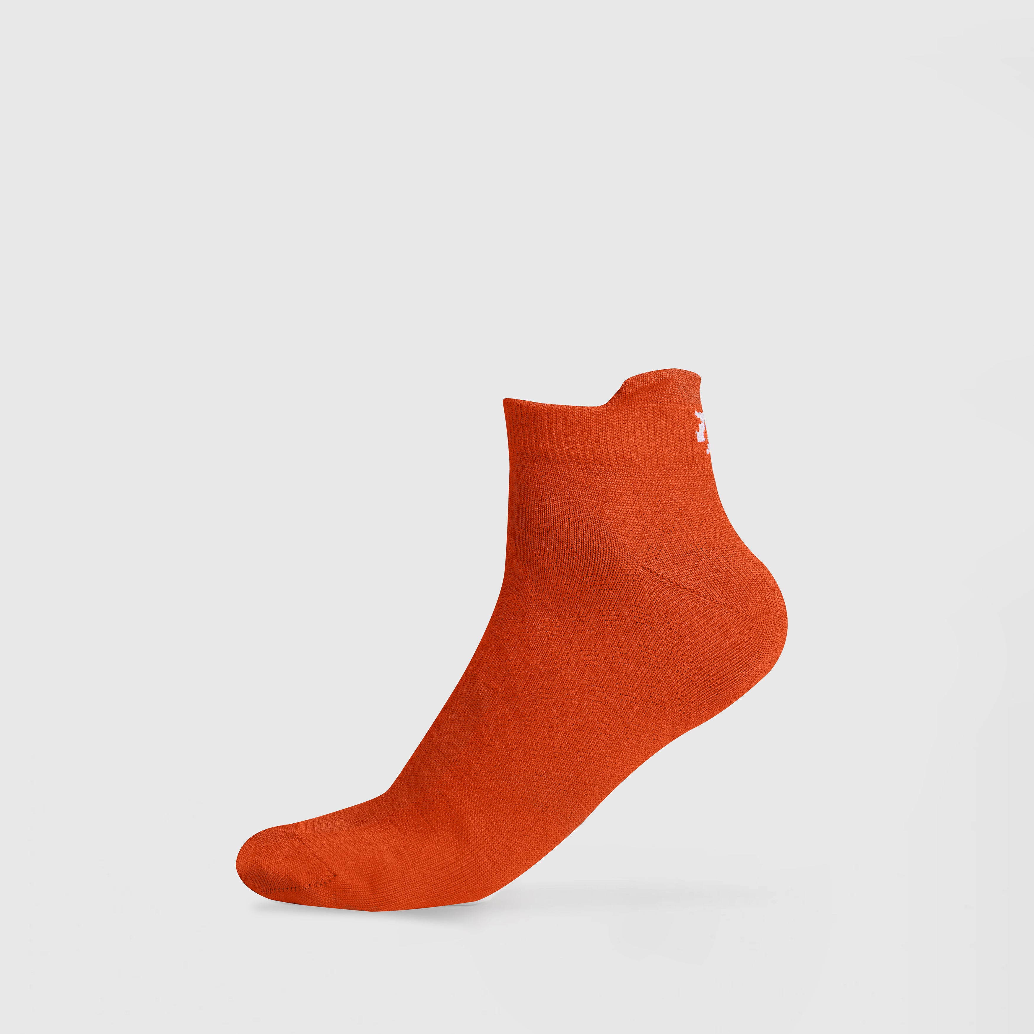 PowerCore Quarter Socks (Neon Orange)