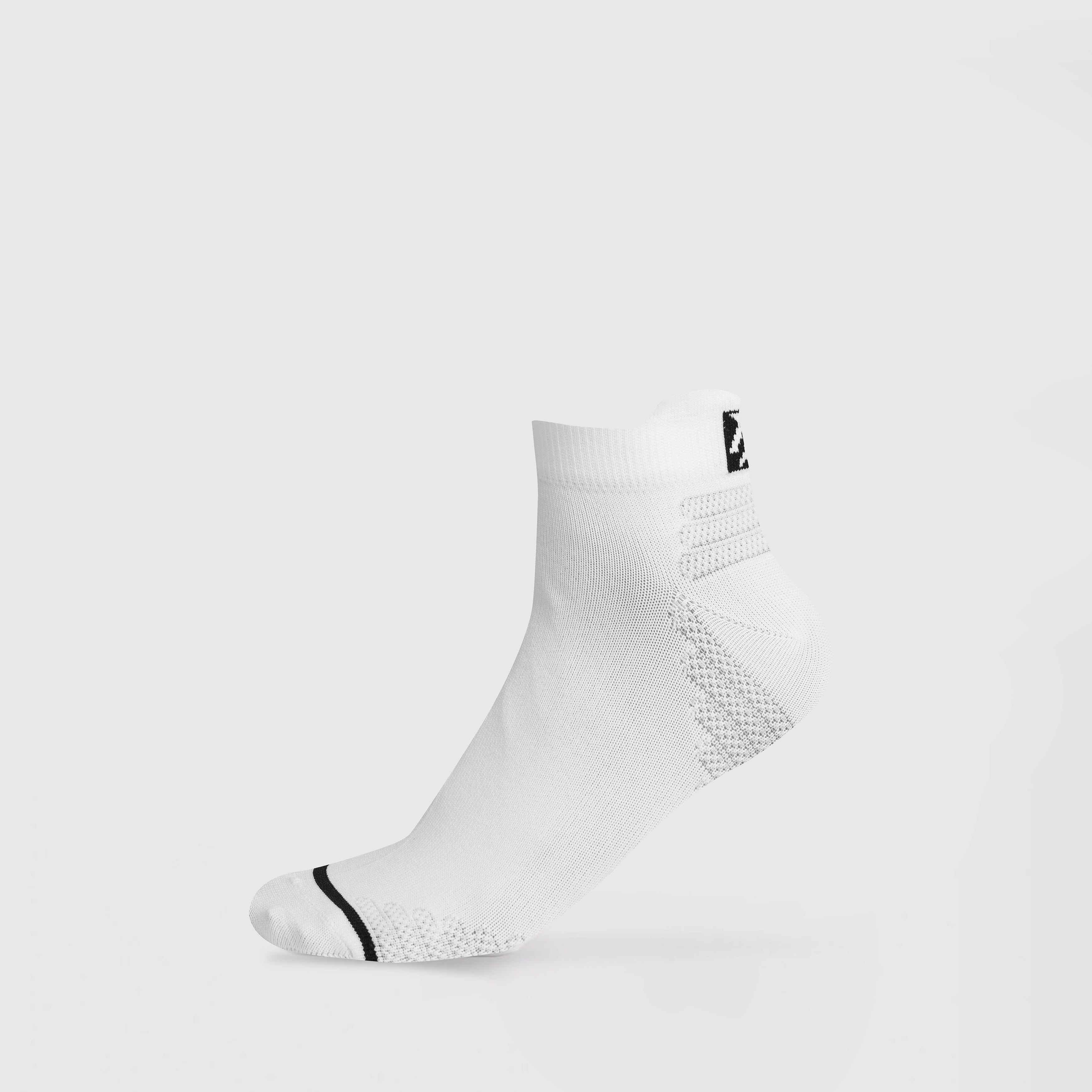 Endura Gym Quarter Socks (White)
