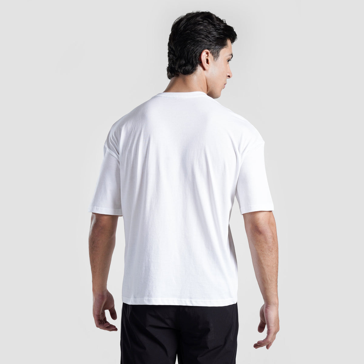 men gym t-shirt sportswear breathable workout tee back view Men T-Shirt Gymarmour Pakistan