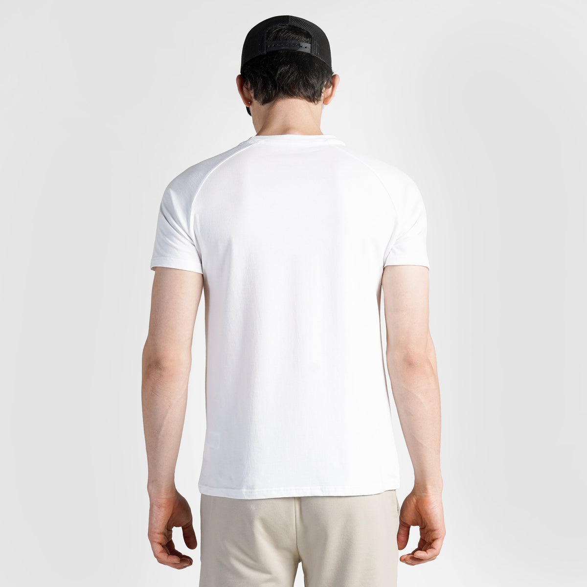 men gym t-shirt sportswear breathable workout tee back view Men T-Shirt Gymarmour Pakistan