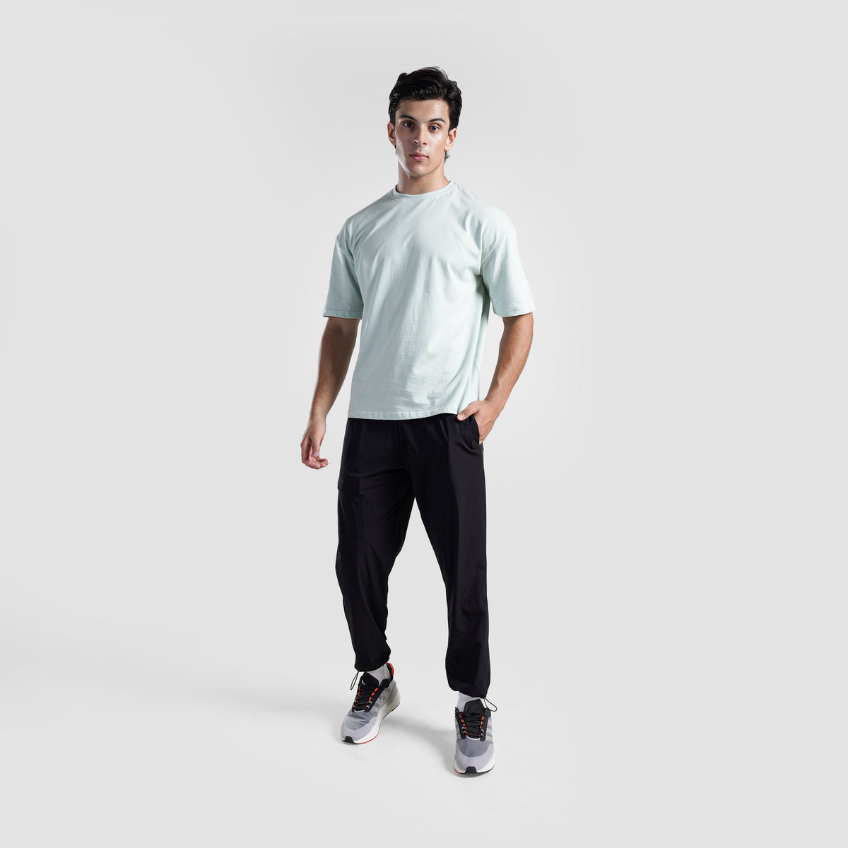 men gym trousers workout pants breathable fitness training bottoms fabric detail Men Gym Trousers GymArmour Pakistan