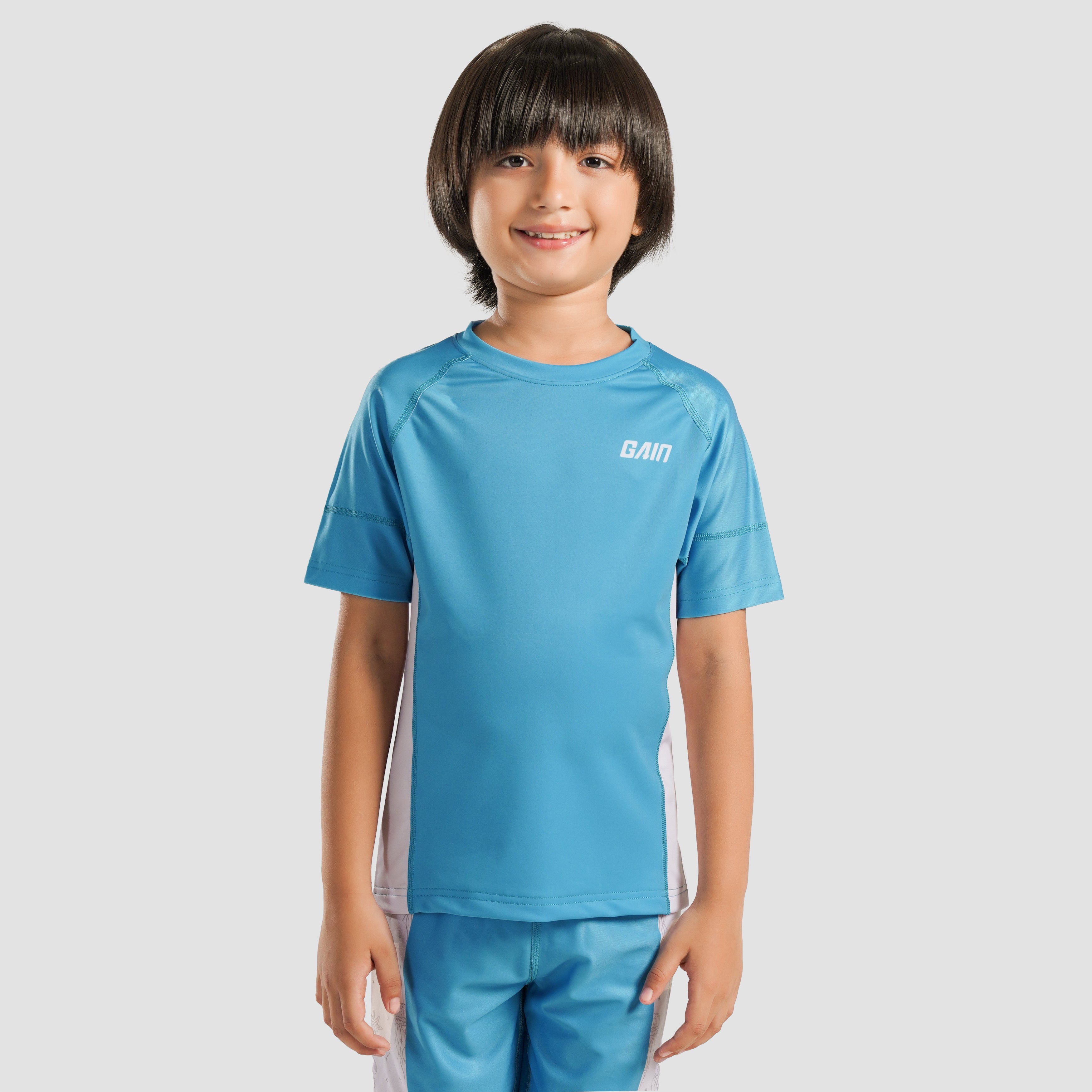 Swimrider Tee (Aqua Blue)