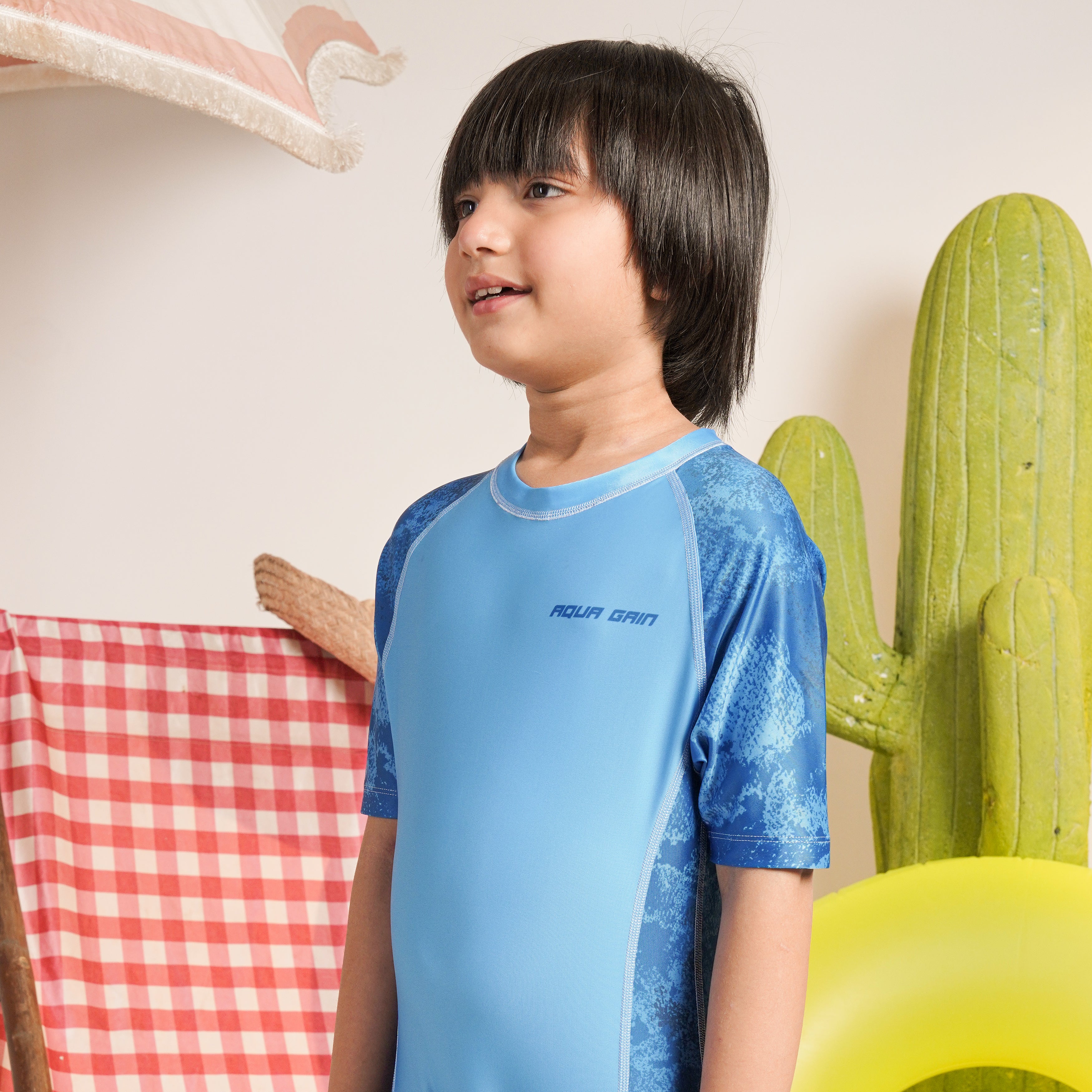 Aqua Flow One Piece (Sky Blue)